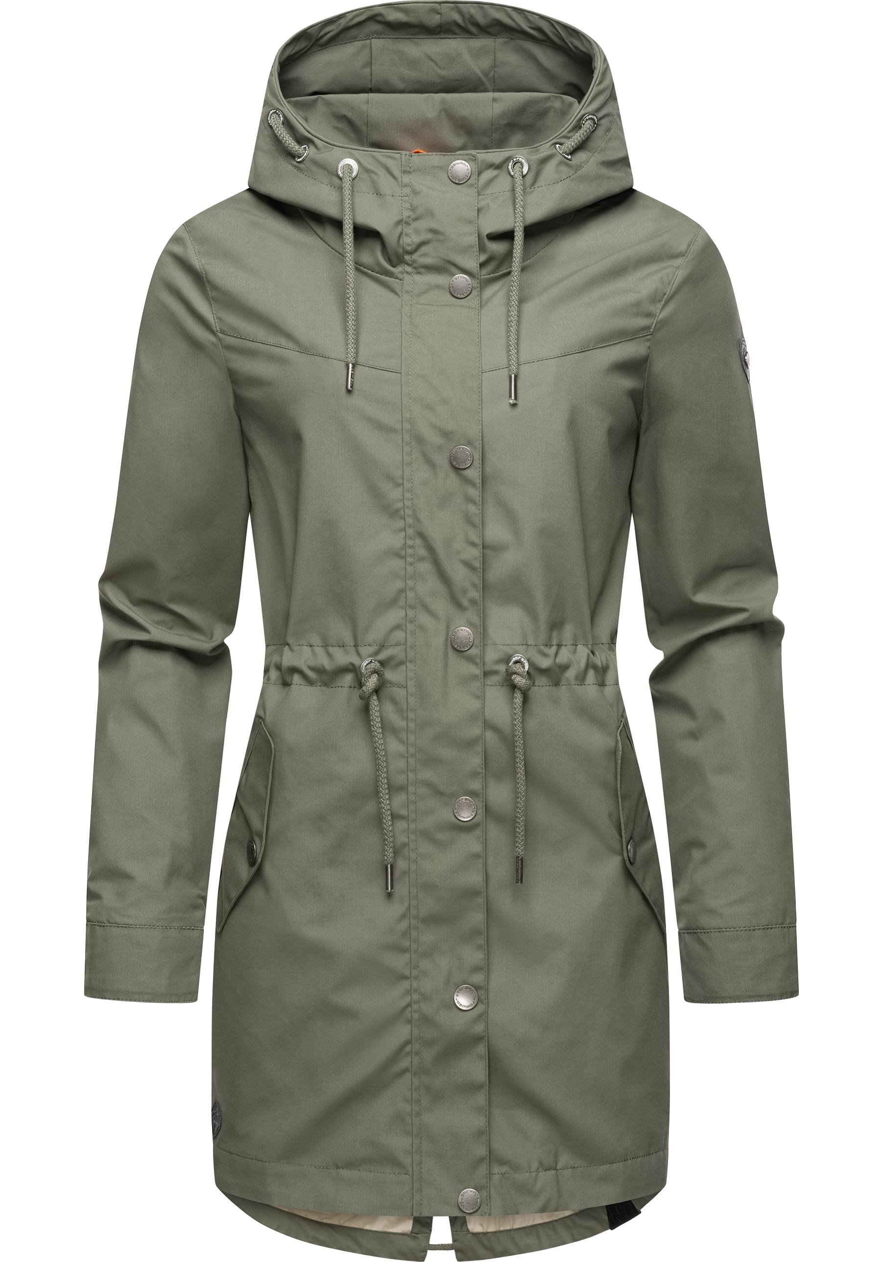Ragwear Parka "Canny", mit Kapuze, stylische Übergangsjacke mit großer Kapu günstig online kaufen