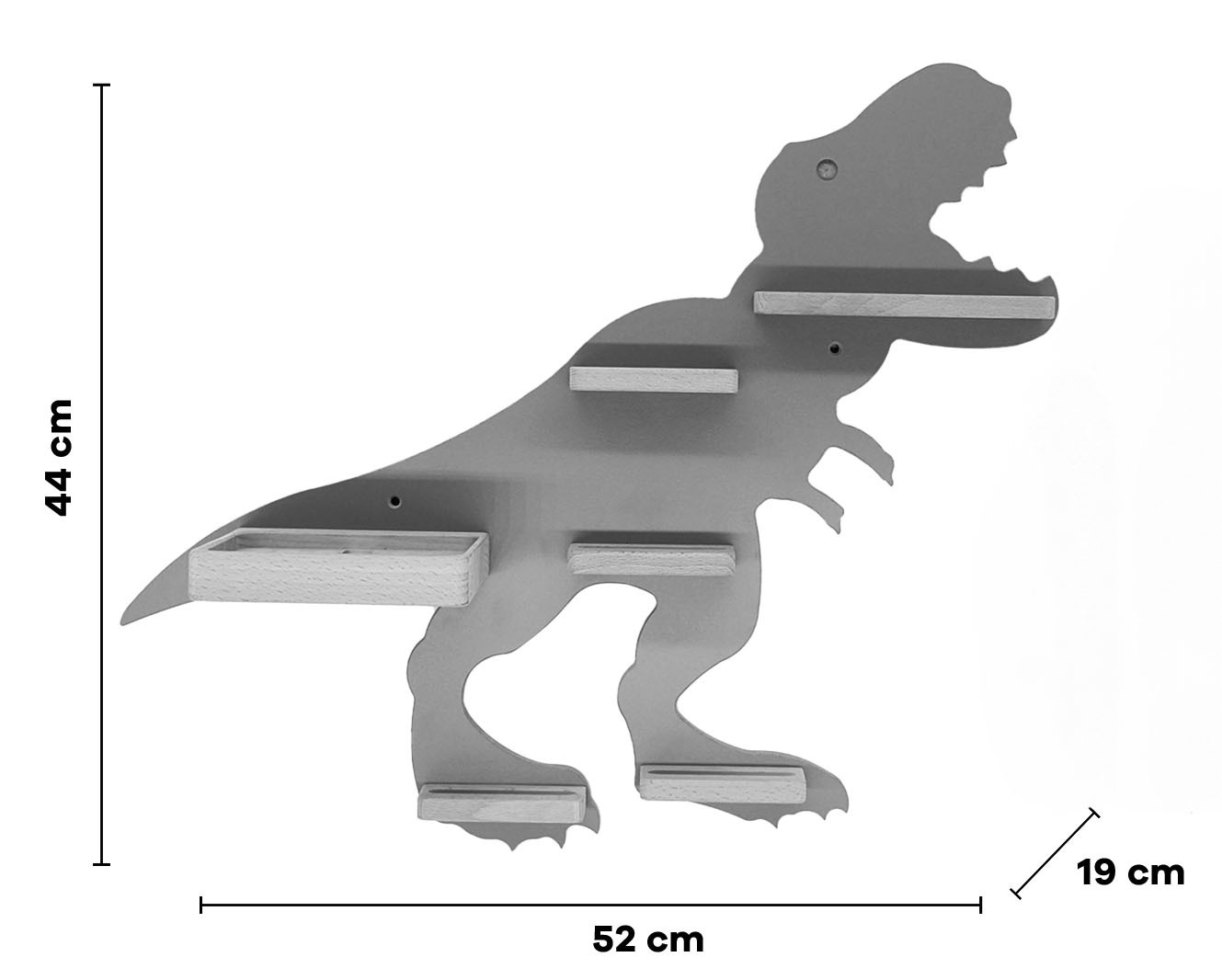 Boarti Wandregal »Regal Dinosaurier Kinder Toniebox Tonies Figuren«