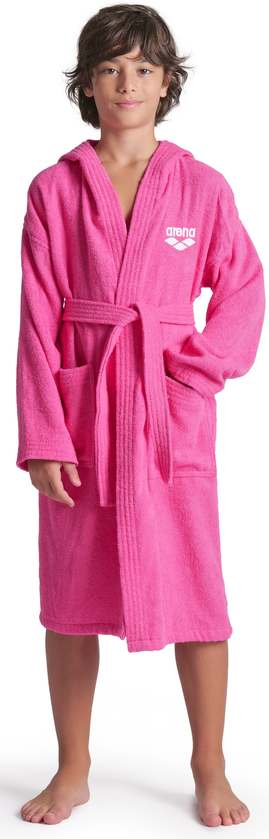 Arena Bademantel »arena Kinder Junior Zeppelin Bademantel« 1 Stk. Bademantel, Kinder, Mädchen, Jungen, Schwimmbad, weich, gemütlich