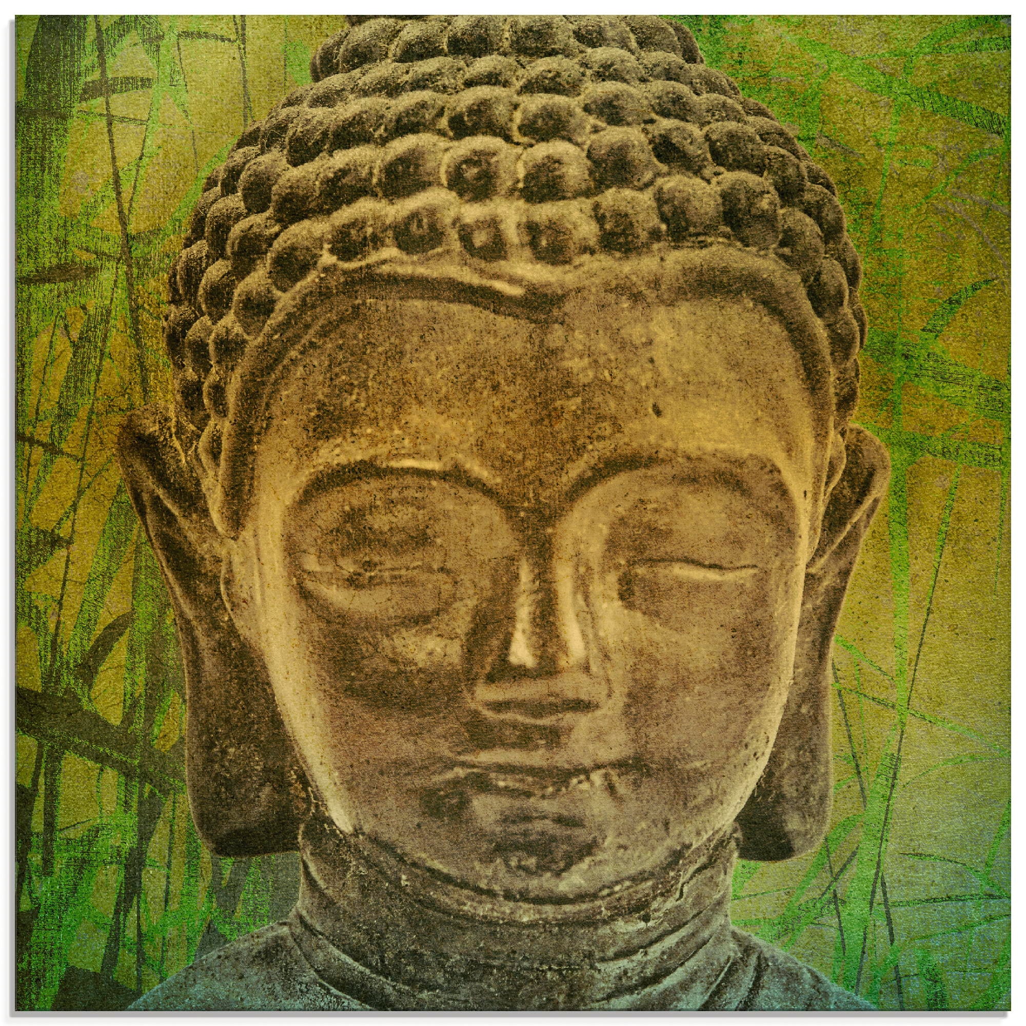 Glasbild »Buddha II«, Religion, (1 St.), in verschiedenen Größen