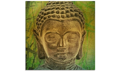 Glasbild »Buddha II«, Religion, (1 St.)