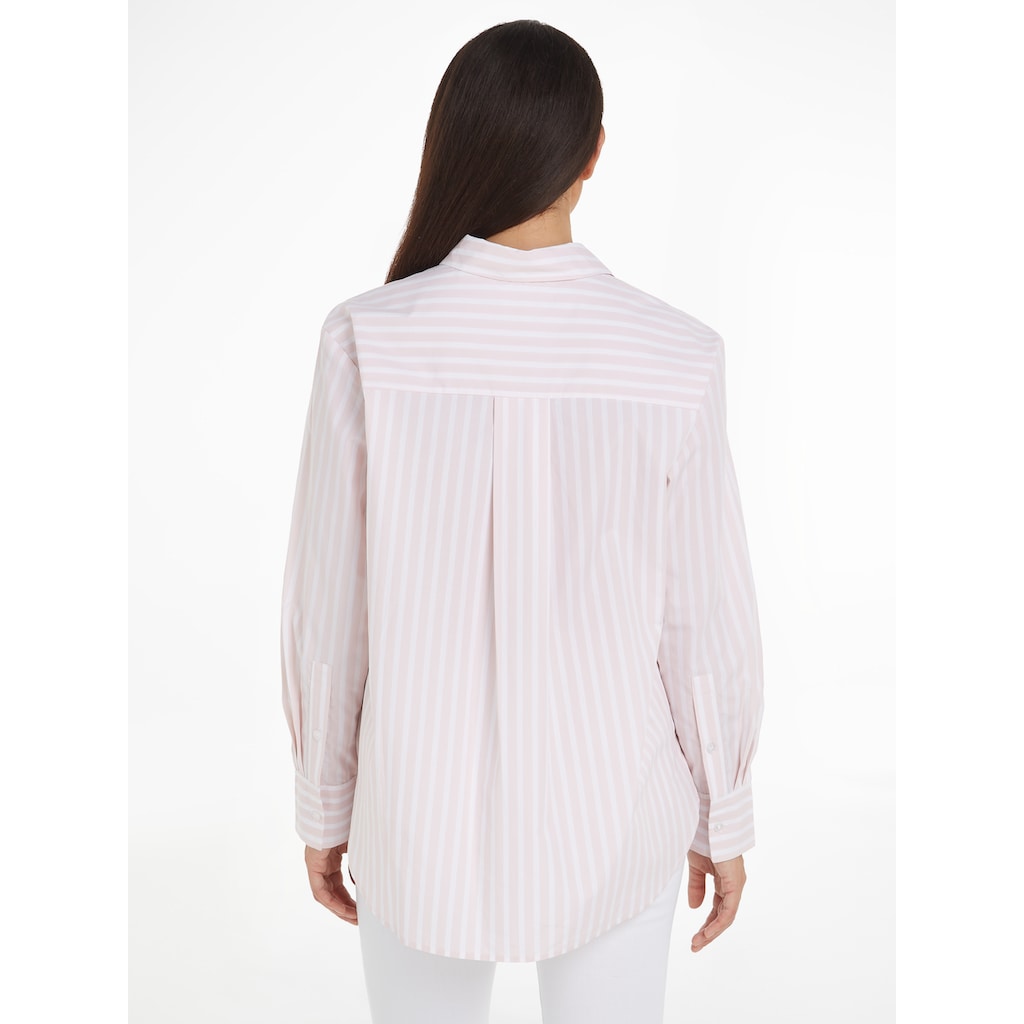 Tommy Hilfiger Hemdbluse »SMD STRIPE EASY FIT LS SHIRT«, mit Längsstreifen