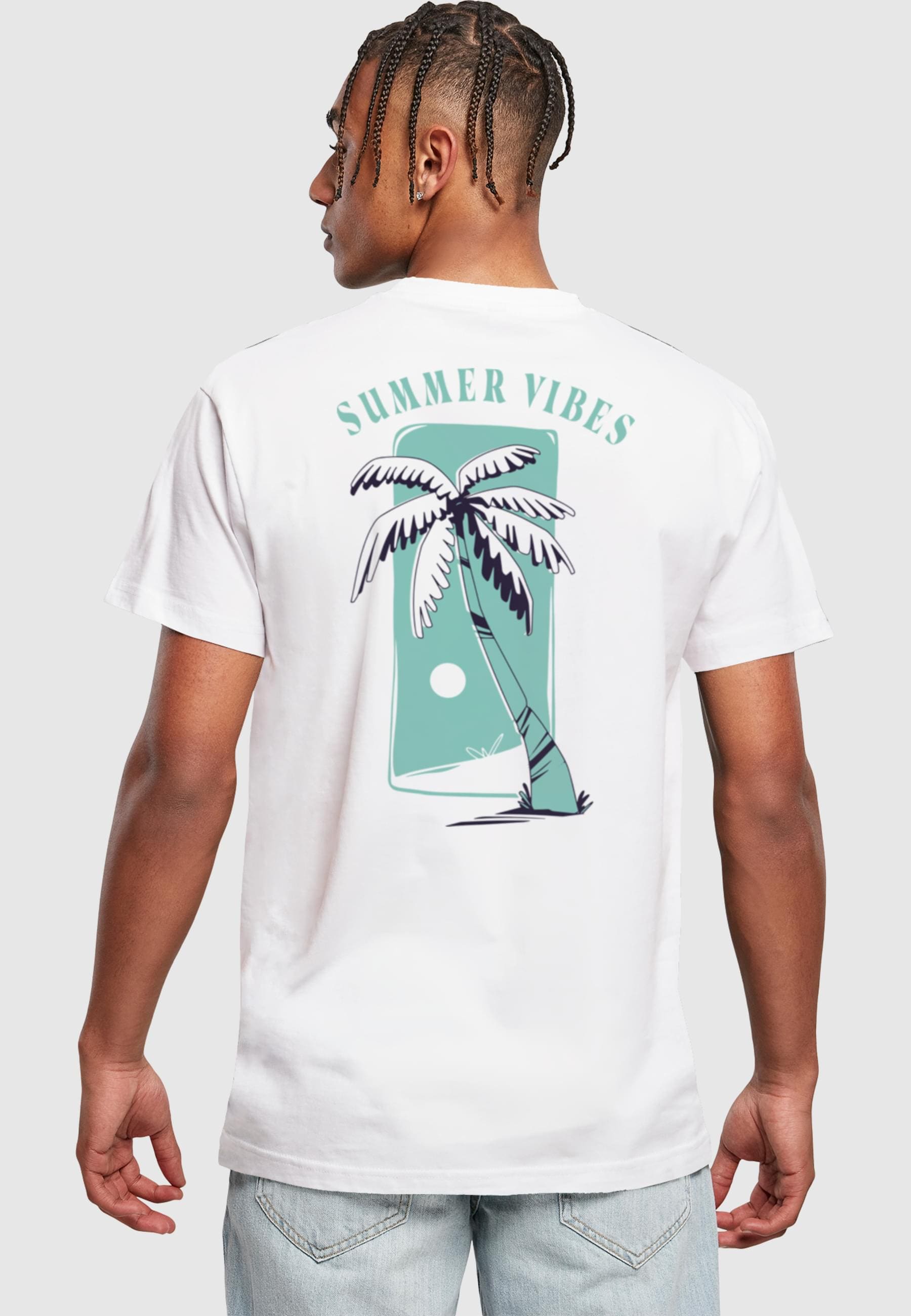 MisterTee T-Shirt »MisterTee Herren Summer Vibes Tee«, (1 tlg.)