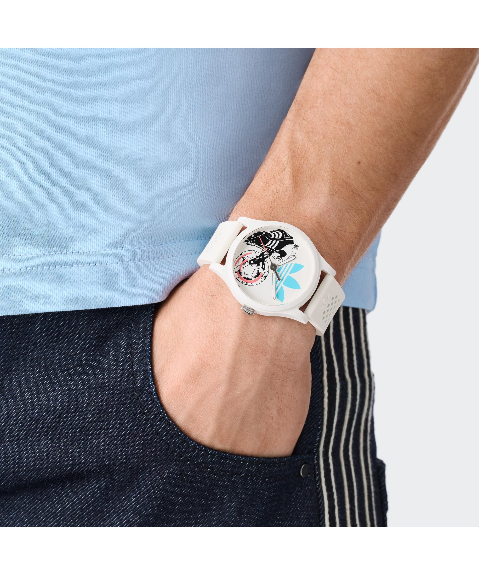 adidas Originals Quarzuhr »Game Three« Armbanduhr, Damenuhr, Herrenuhr, Silikonarmband, analog