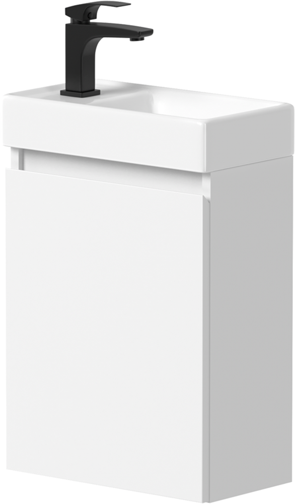 welltime Waschtisch »Mini, Badmöbel, Waschtischunterschrank inkl. Waschbecken« Breite 40cm, mit Soft-Close-Funktion, FSC®-zertifiziert