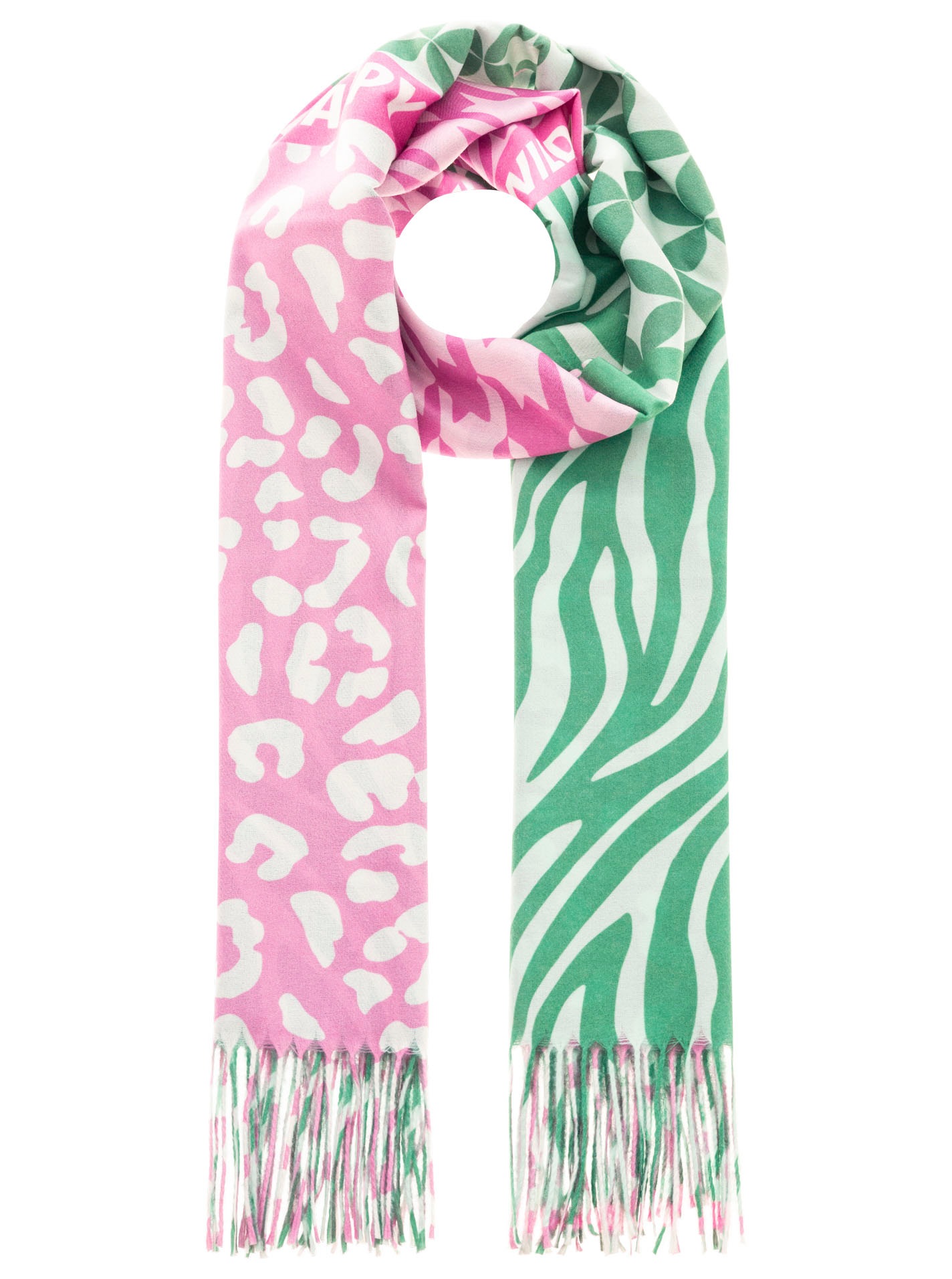 Zwillingsherz Schal ""Love & More"" stylischer Schal mit Schriftzug günstig online kaufen