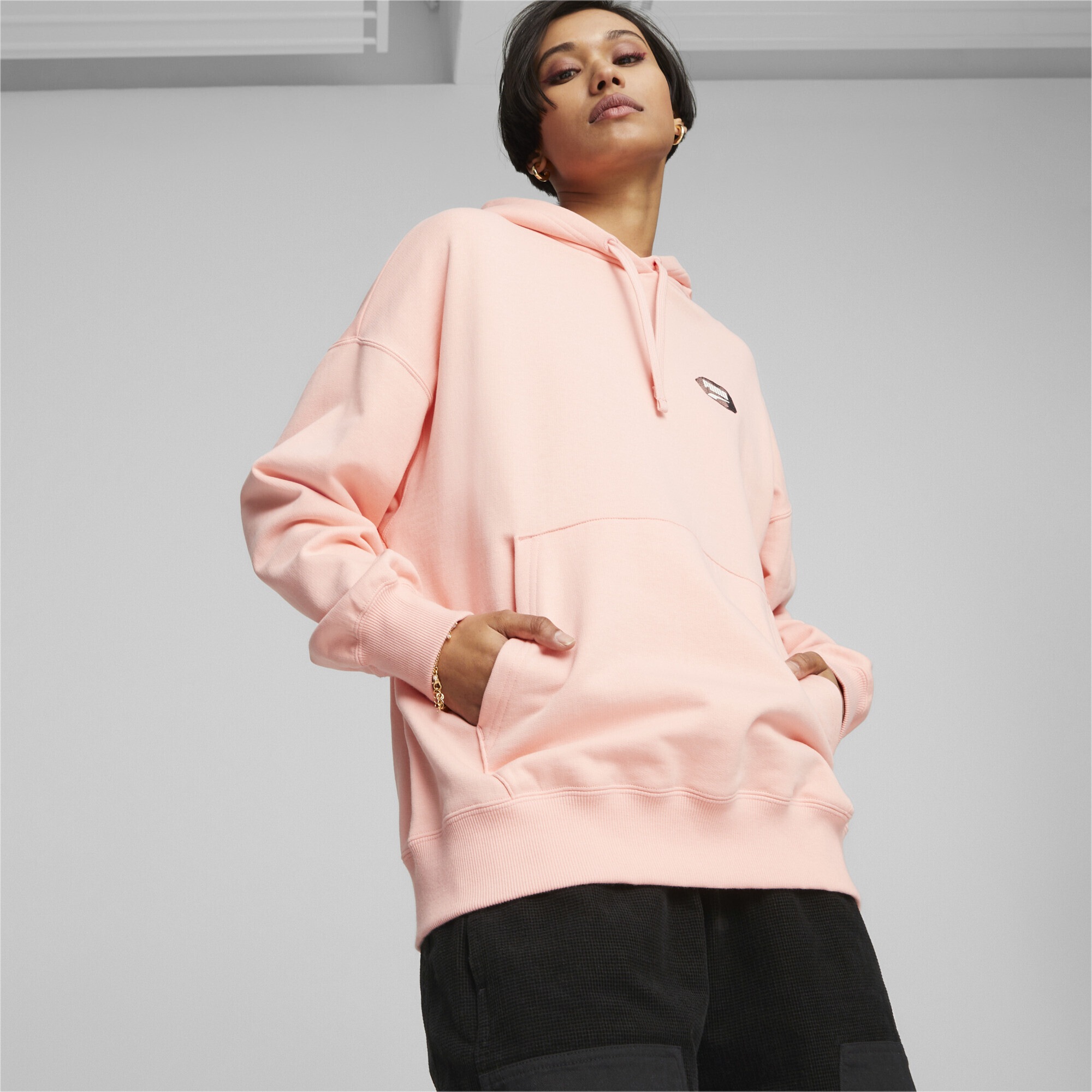 »DOWNTOWN BAUR Damen« | Oversized Hoodie Sweatshirt PUMA Graphic kaufen