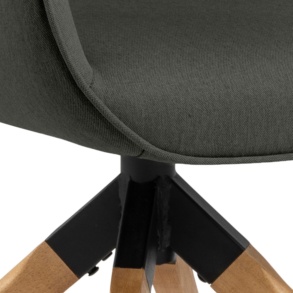 ACTONA GROUP Esszimmerstuhl »Alma«, 1 St., Polyester, mit eleganten Kedern,  Drehstuhl mit Rückholfunktion bestellen | BAUR | Stühle