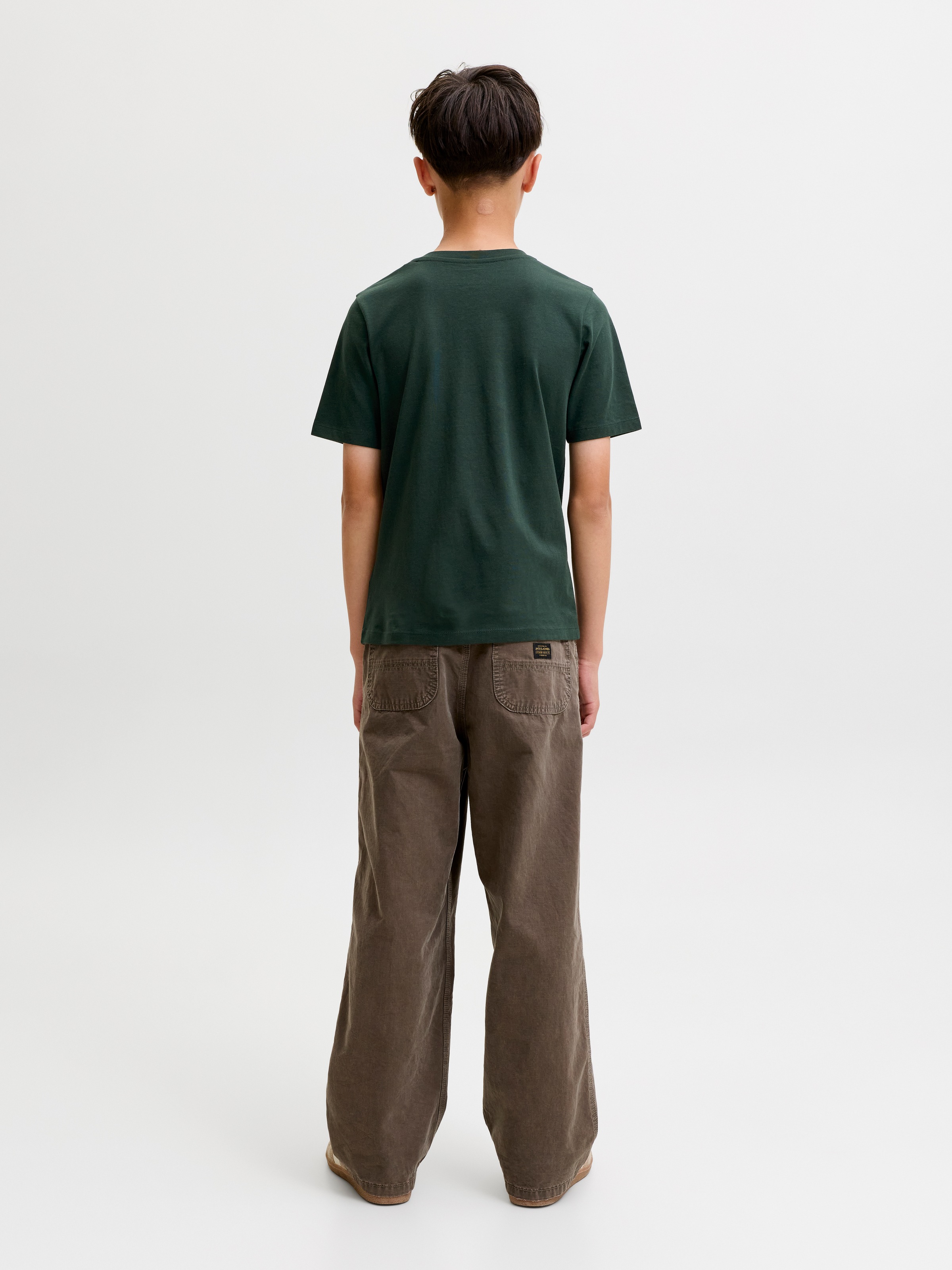 Jack & Jones Junior Rundhalsshirt »JJELOGO TEE SS O-NECK 2 COL AW26 SN JNR« Baumwolle, regular fit