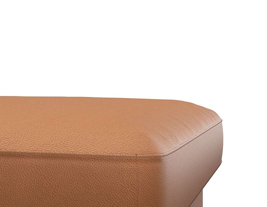 FLEXLUX Pouf »Fiore«, Kaltschaum, Füße Alu