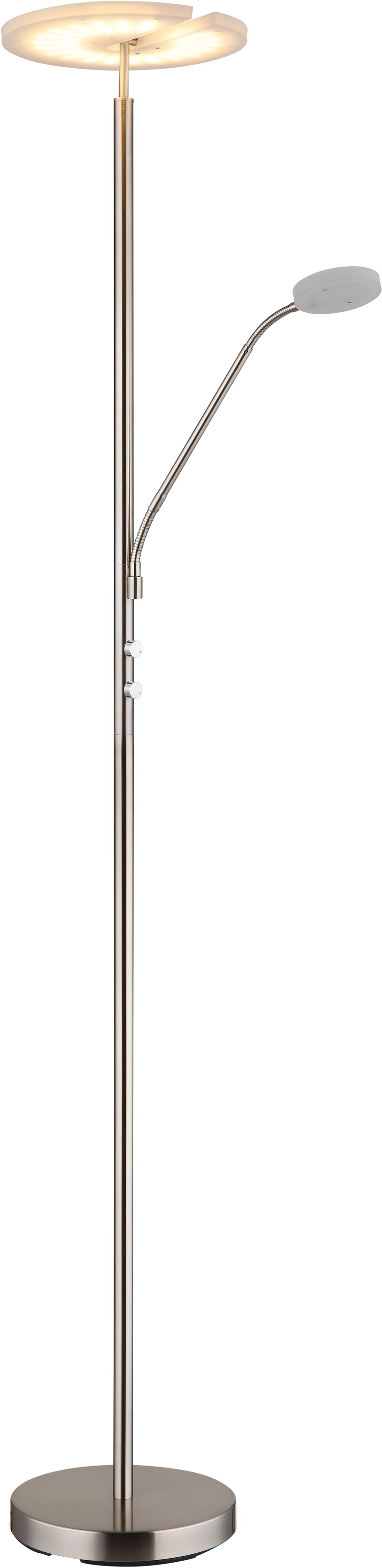 GLOBO LIGHTING Deckenfluter »STANFORD« LED-Modul 1 Stk. Warmweiß Stehlampe Stehleuchte Fluter Wohnzimmer Flur