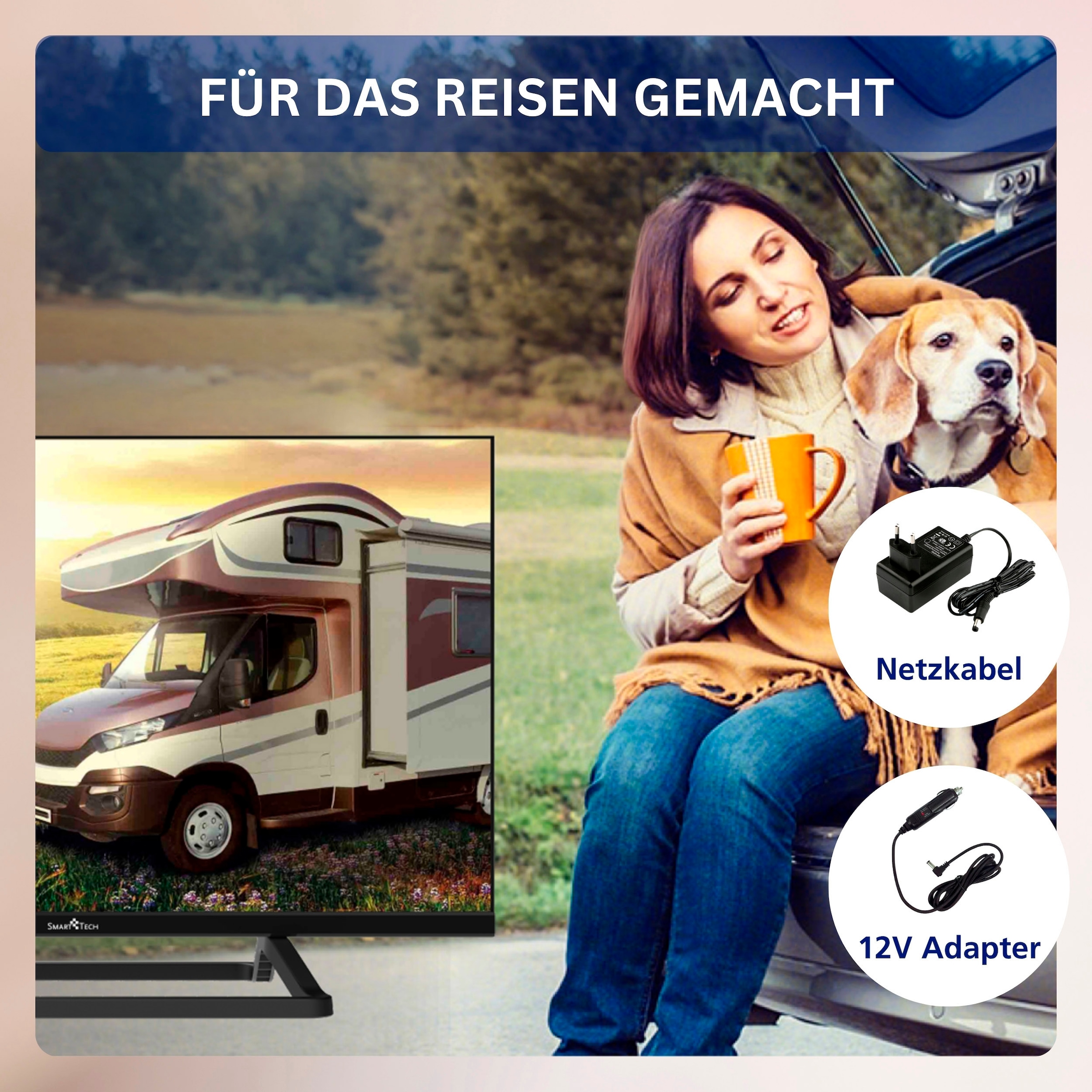Smart Tech LED-Fernseher »24HN01V3CA« 60 cm/24 ″ HD ready
