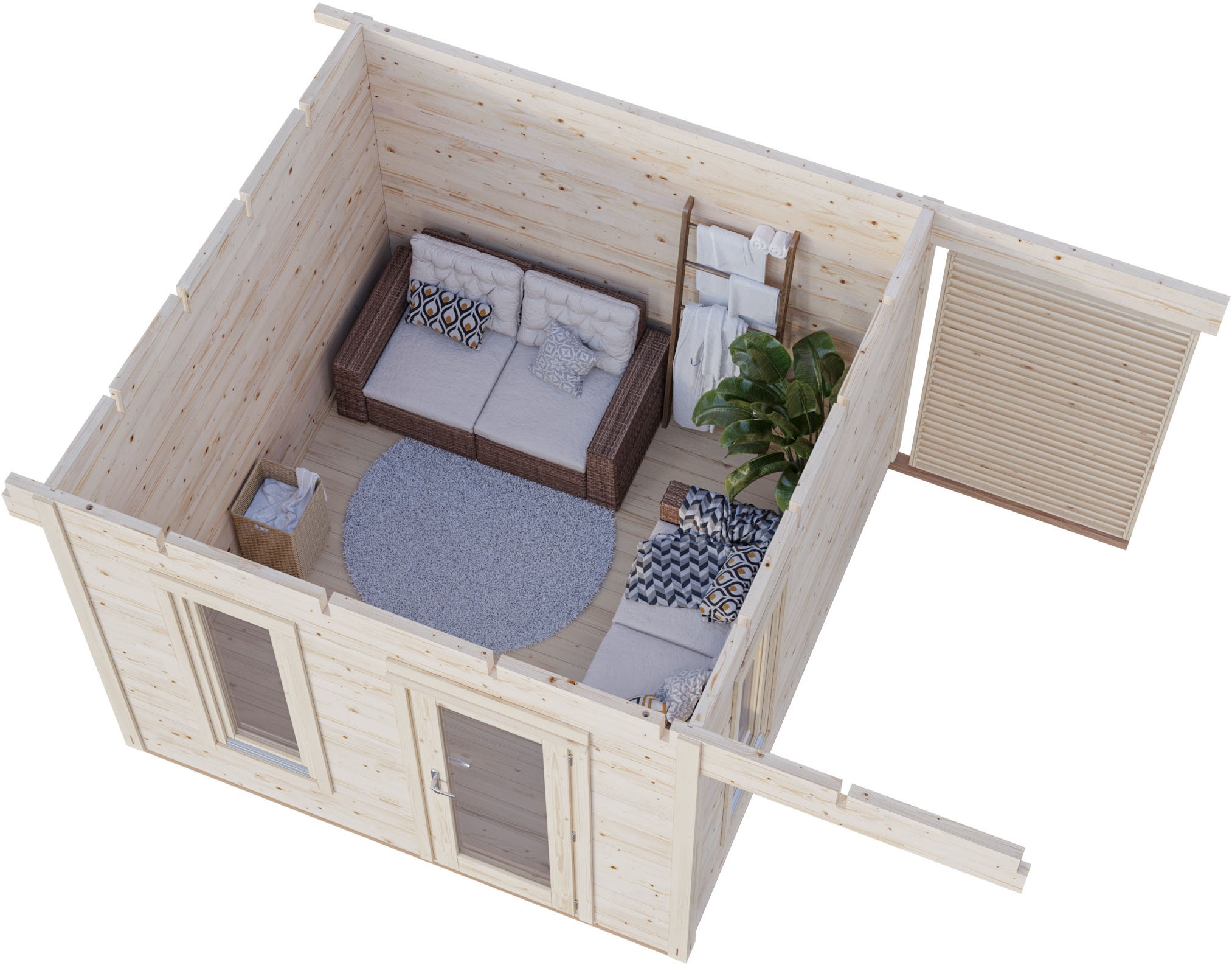 Palmako Gartenhaus »Grace« verschiedene Farben