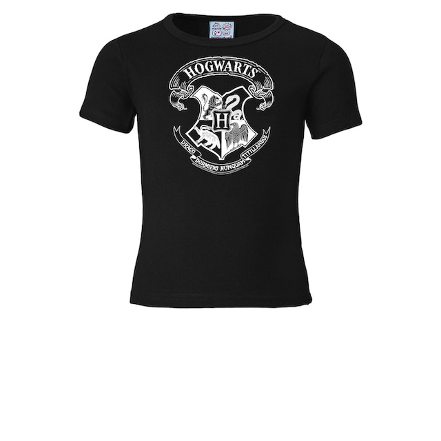 LOGOSHIRT T-Shirt »Harry Potter - Hogwarts Logo (Weiß)«, mit lizenziertem  Originaldesign online bestellen | BAUR