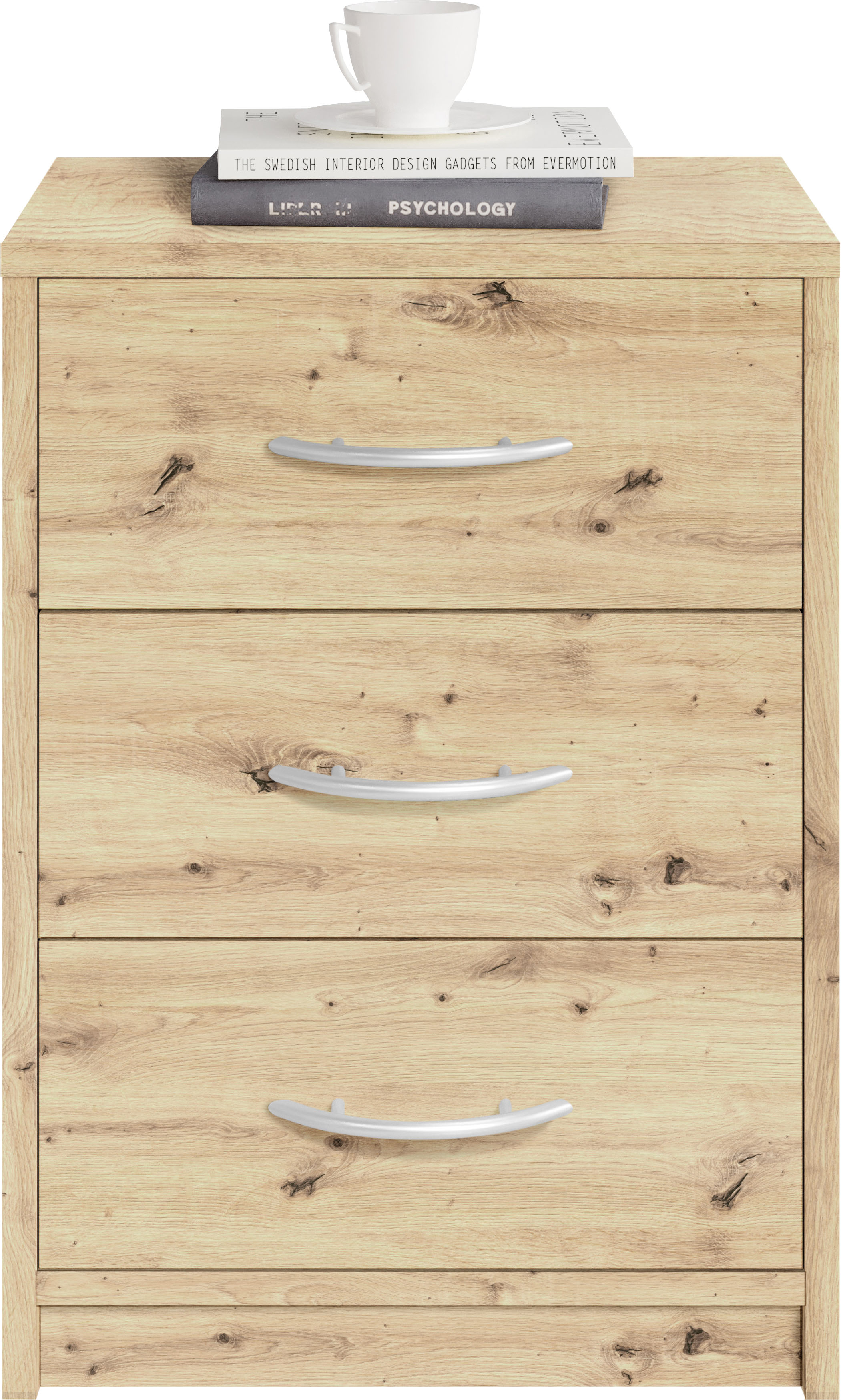 Thumbnail - Schlafkontor Nachttisch "Pepe" mit 3 Schubkästen