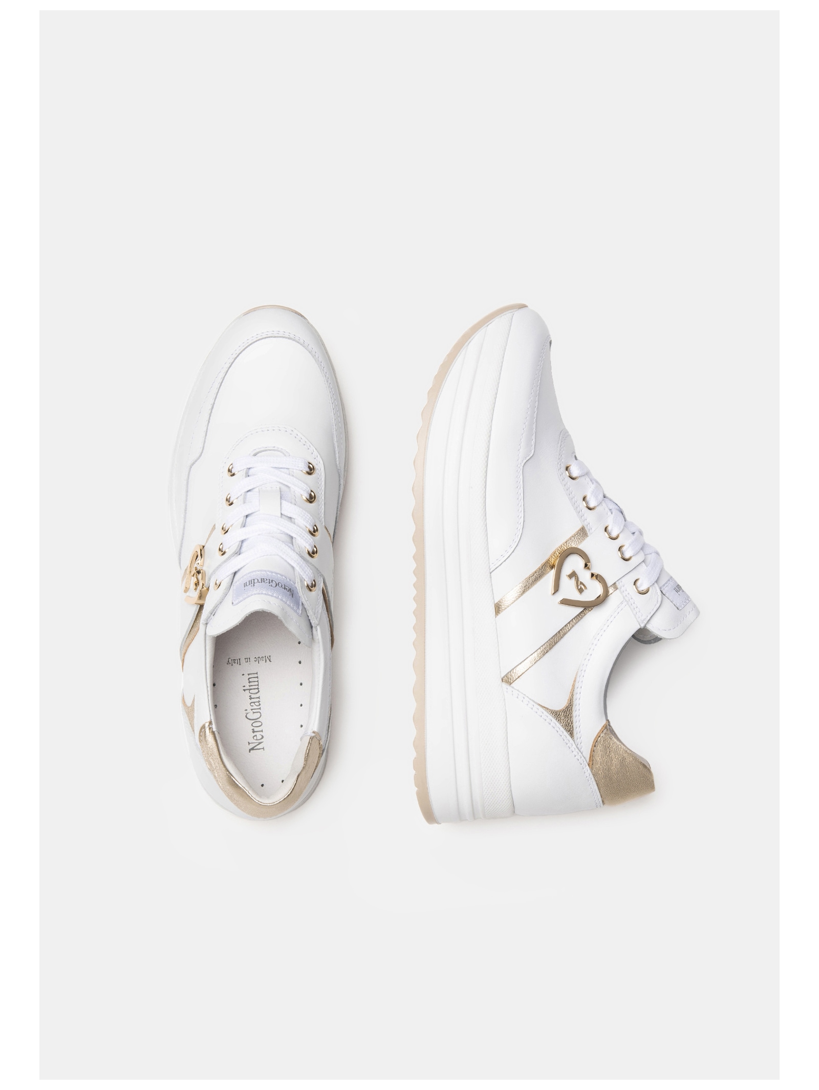 Nero Giardini Plateausneaker »Nero Giardini Sneaker Lederimitat«