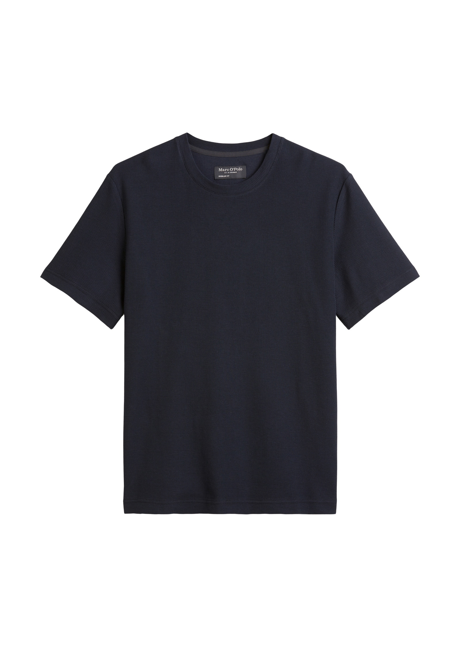 Marc O'Polo T-Shirt »mit feiner Waffelstruktur«