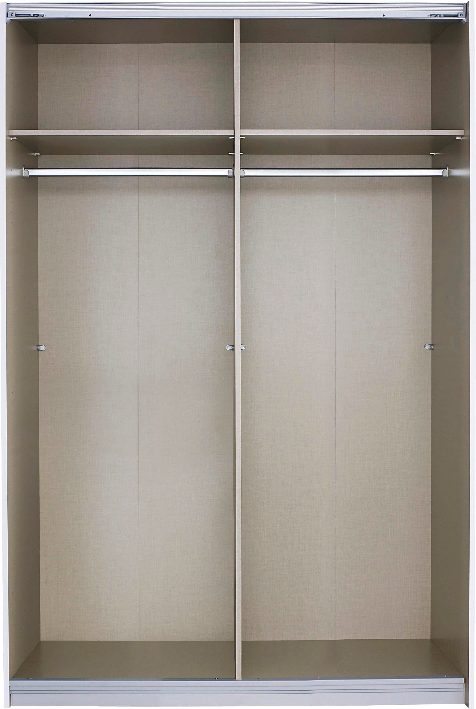 rauch Schwebetürenschrank »Quadra Bestseller Schlafzimmerschrank in vielen Breiten«, Kleiderschrank Garderobenschrank Schrank mit Glaselementen