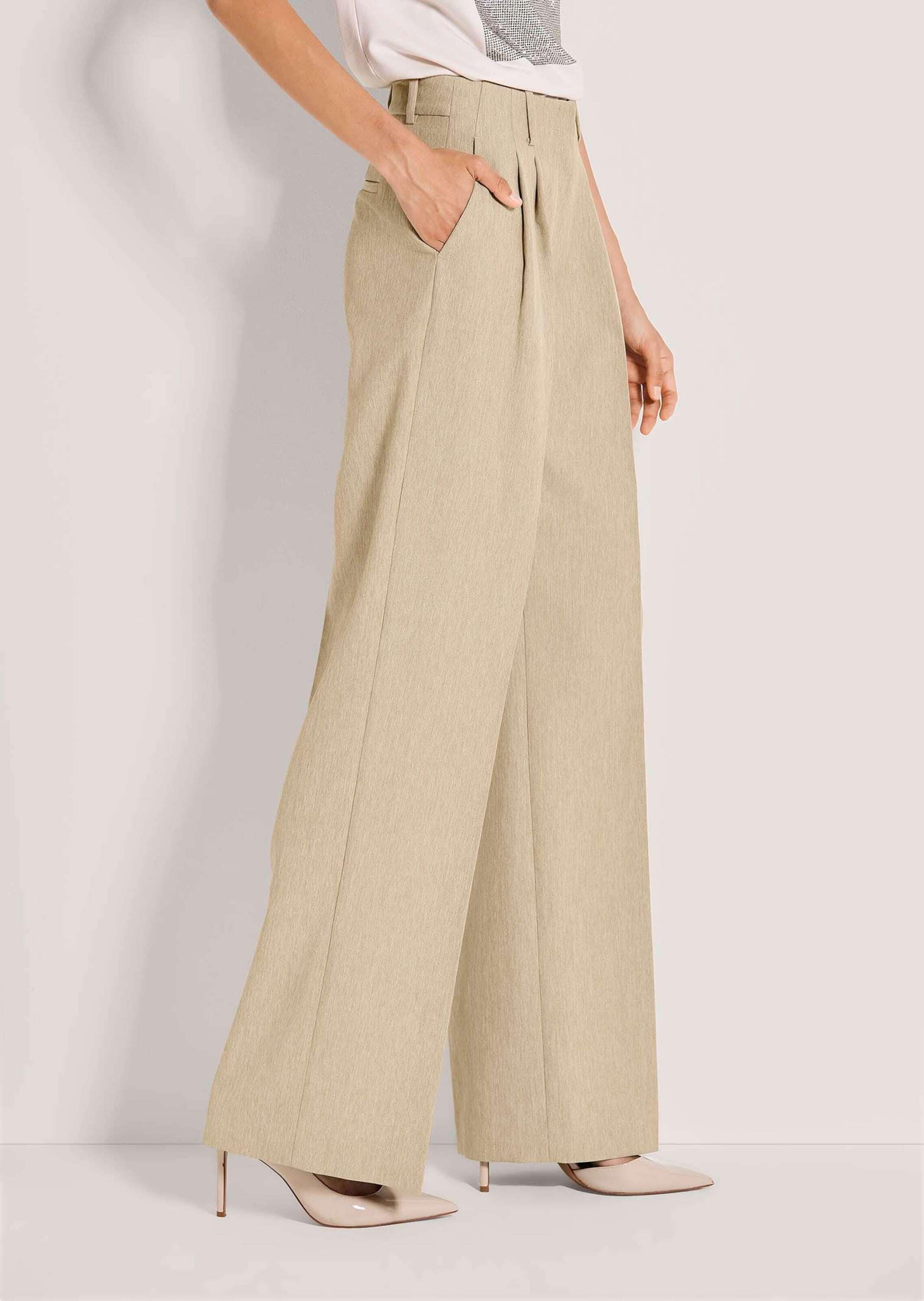 MADELEINE Stoffhose »Bundfaltenhose Sommerhose mit Bügelfalten«