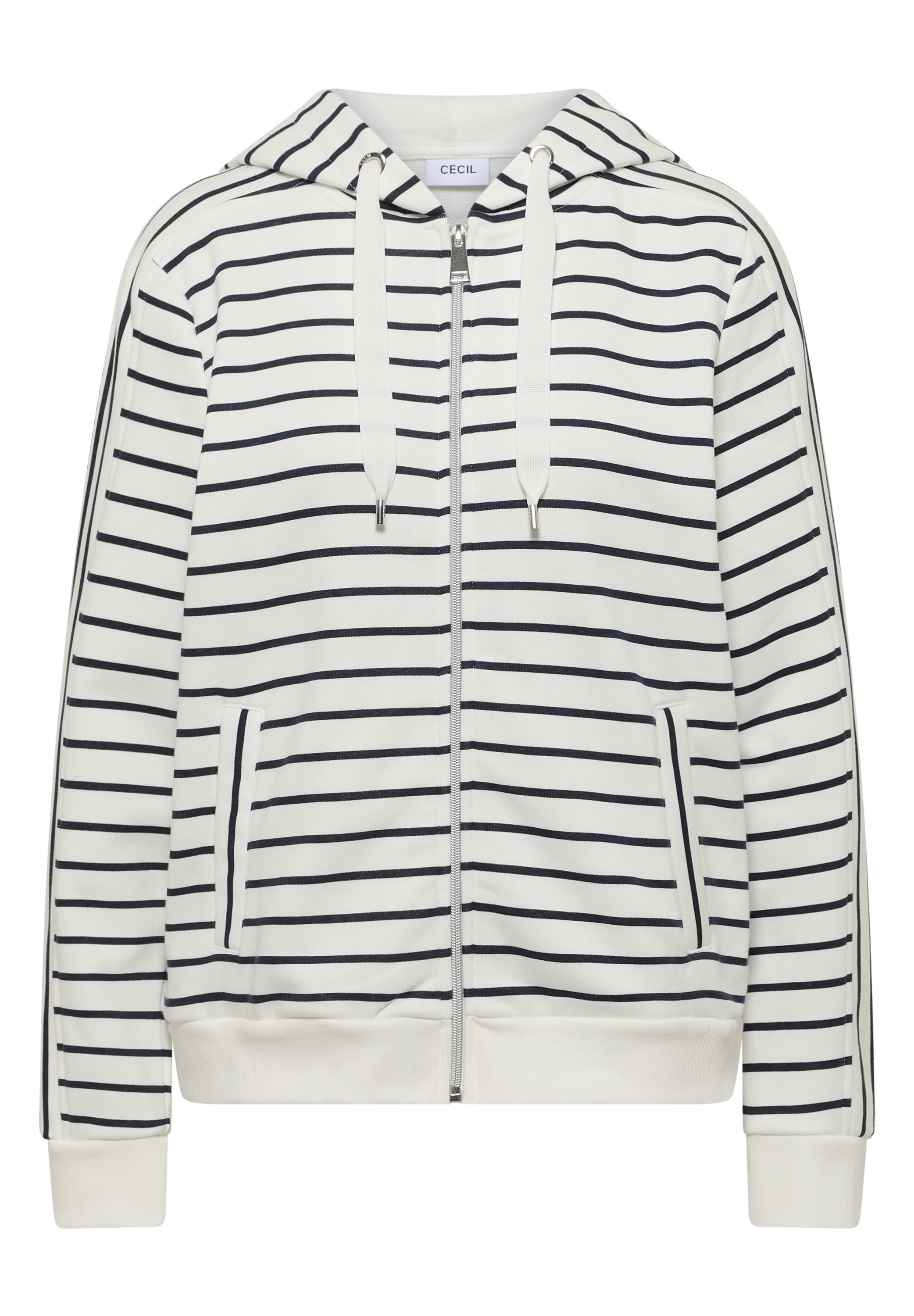 Cecil Sweatjacke aus softem Materialmix