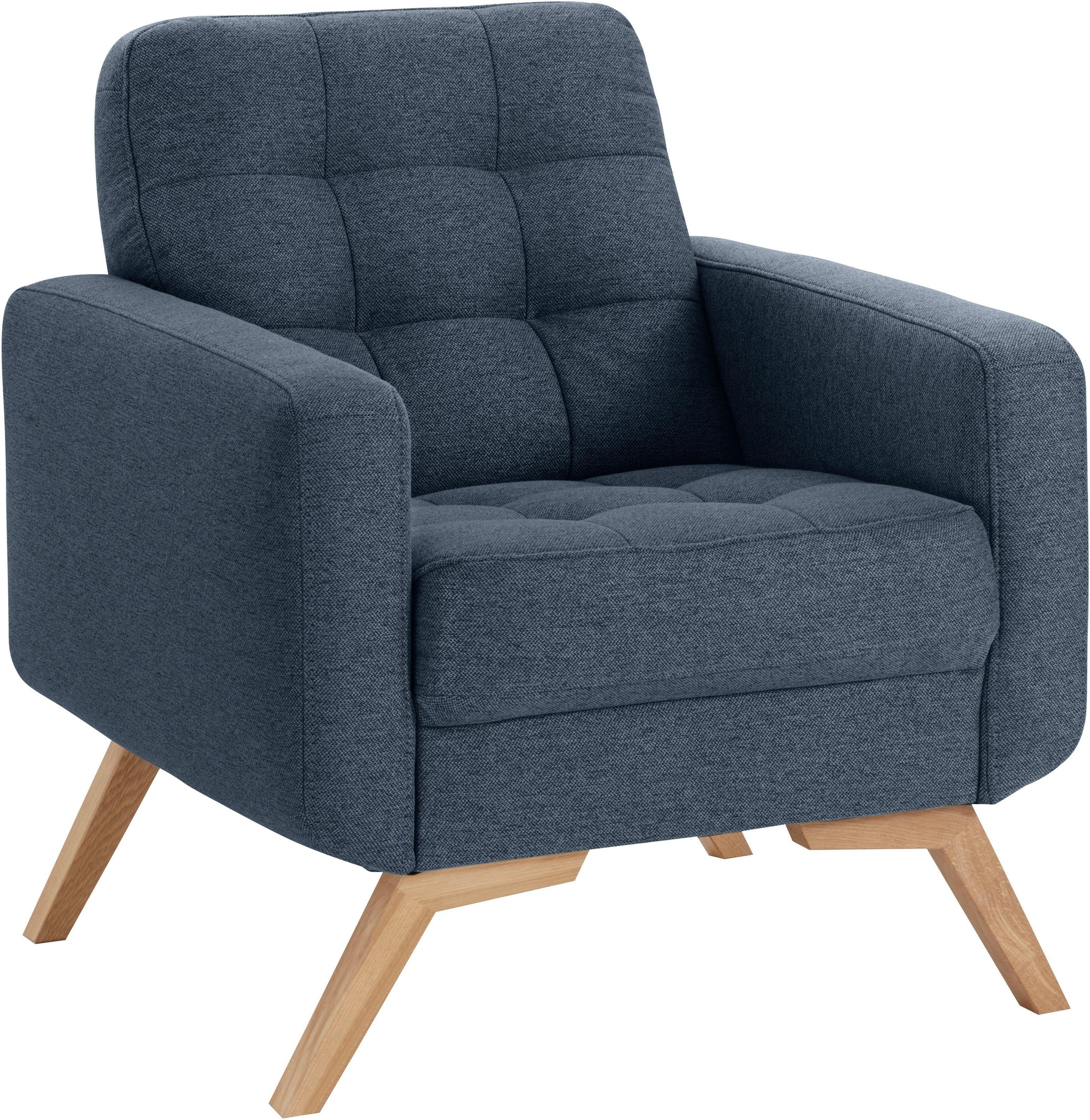exxpo - sofa fashion Sessel »Fiord, Loungesessel«, aktuelles Design, tolle Detailverarbeitung im Sitz und Rücken