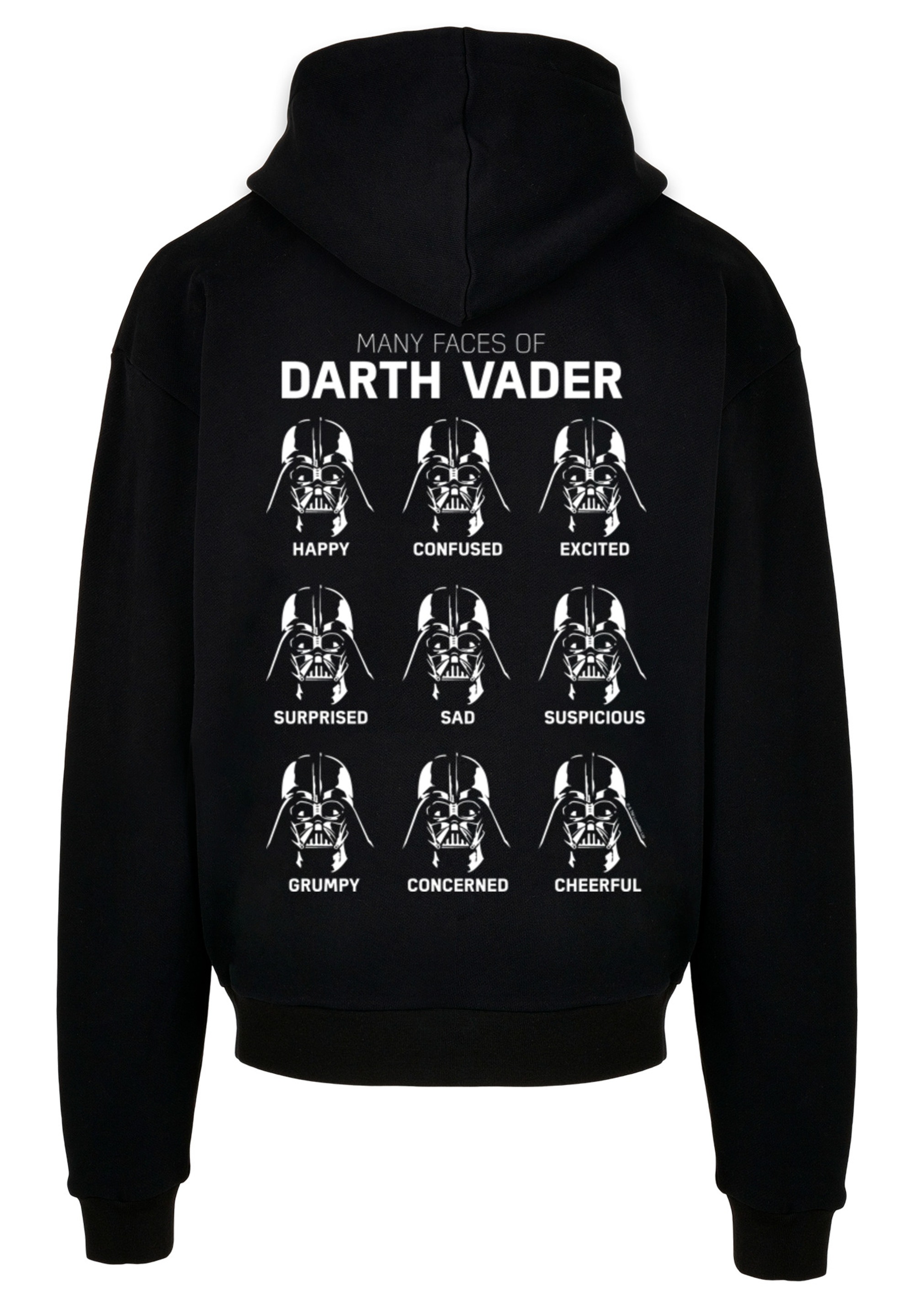 F4NT4STIC Kapuzenpullover »tar Wars The Many Faces Of Darth Vader«, Print