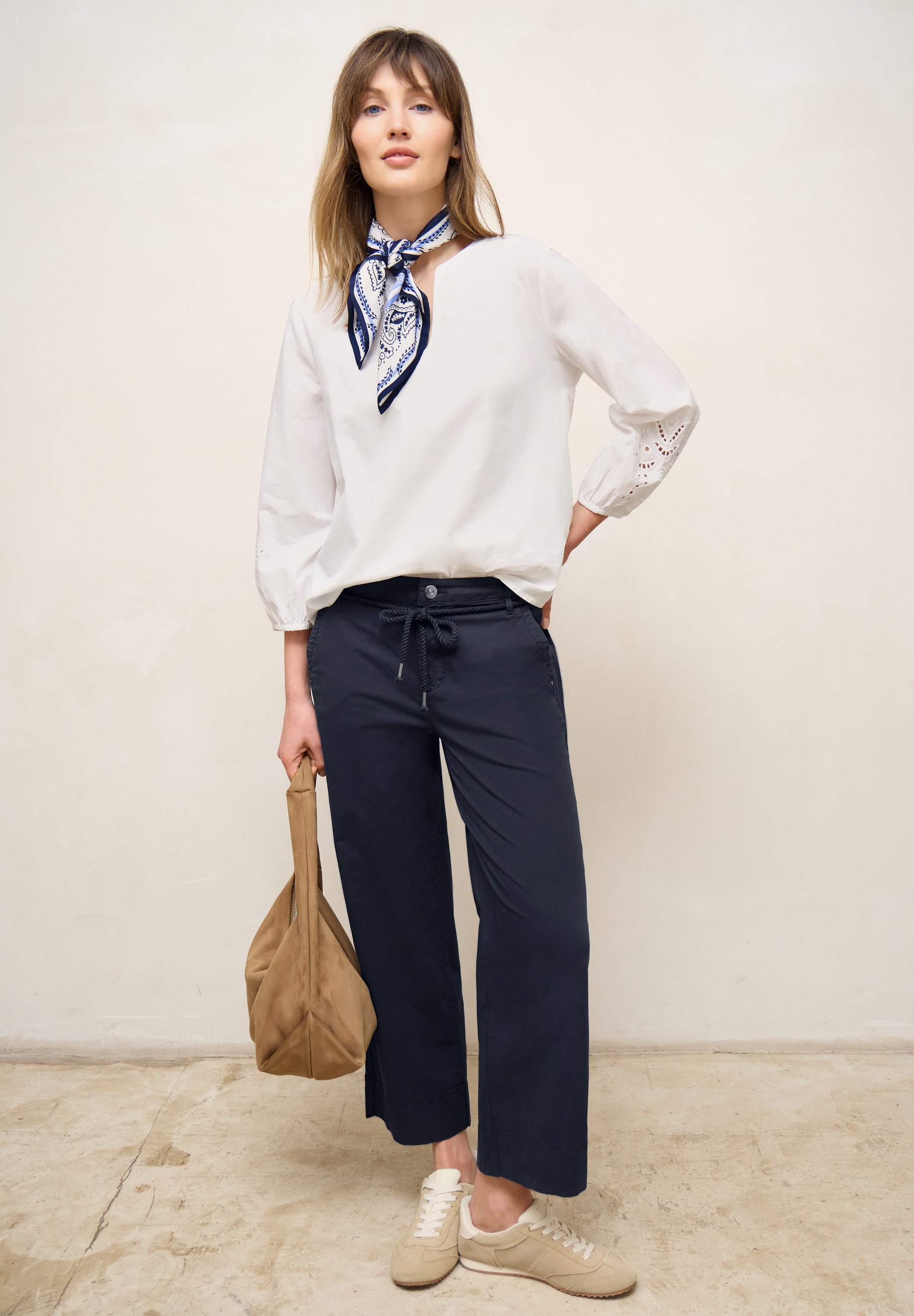 STREET ONE STUDIO Paperbag-Hose  Middle Waist