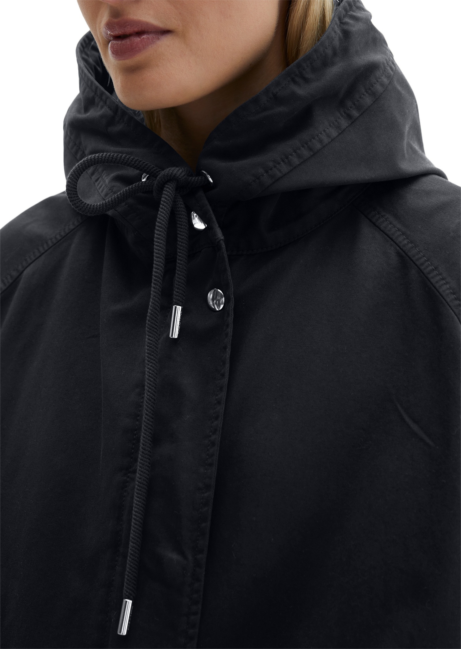 Marc O'Polo Outdoorjacke »aus Organic Cotton-Twill« mit Kapuze
