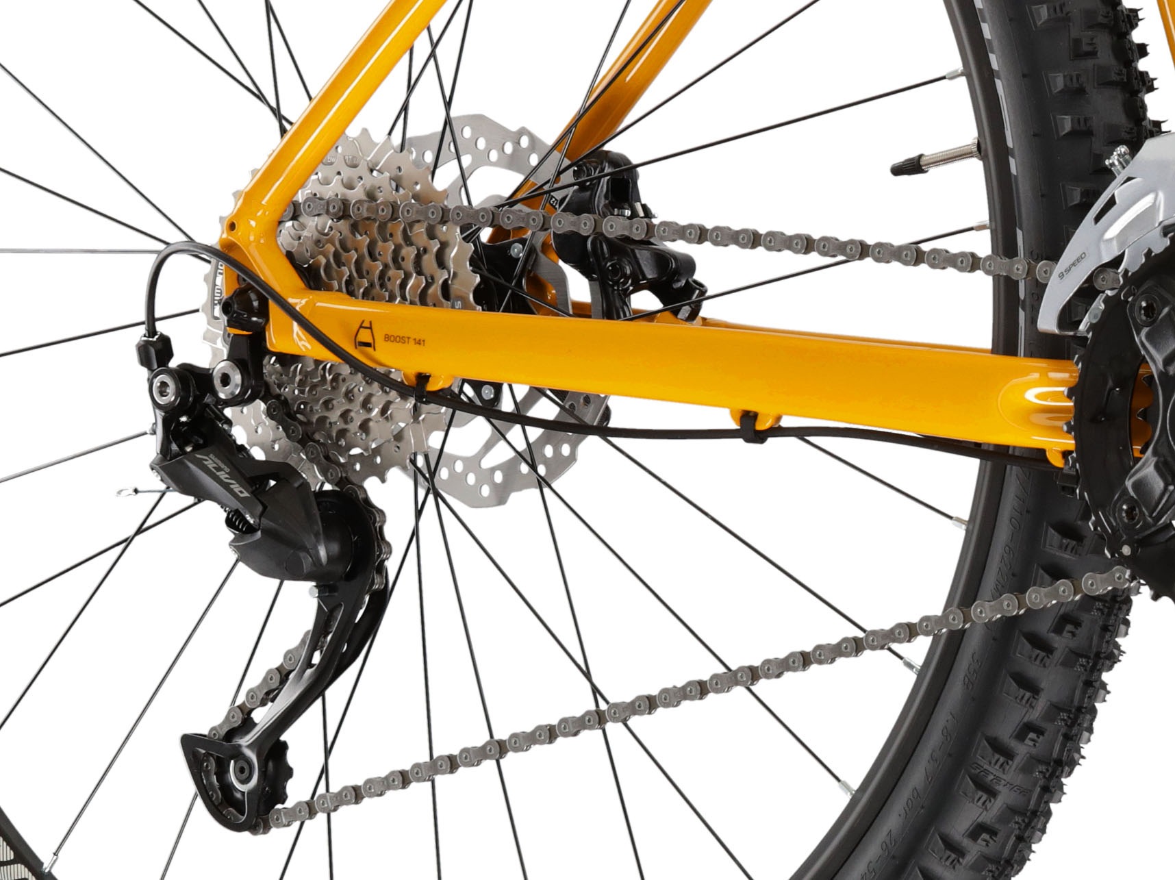 Kross Mountainbike »KROSS MTB Hardtail Level 2.0 29" gelb 18 Gänge«, 18 Gang, Shimano, ALIVIO M3100 Schaltwerk, Kettenschaltung