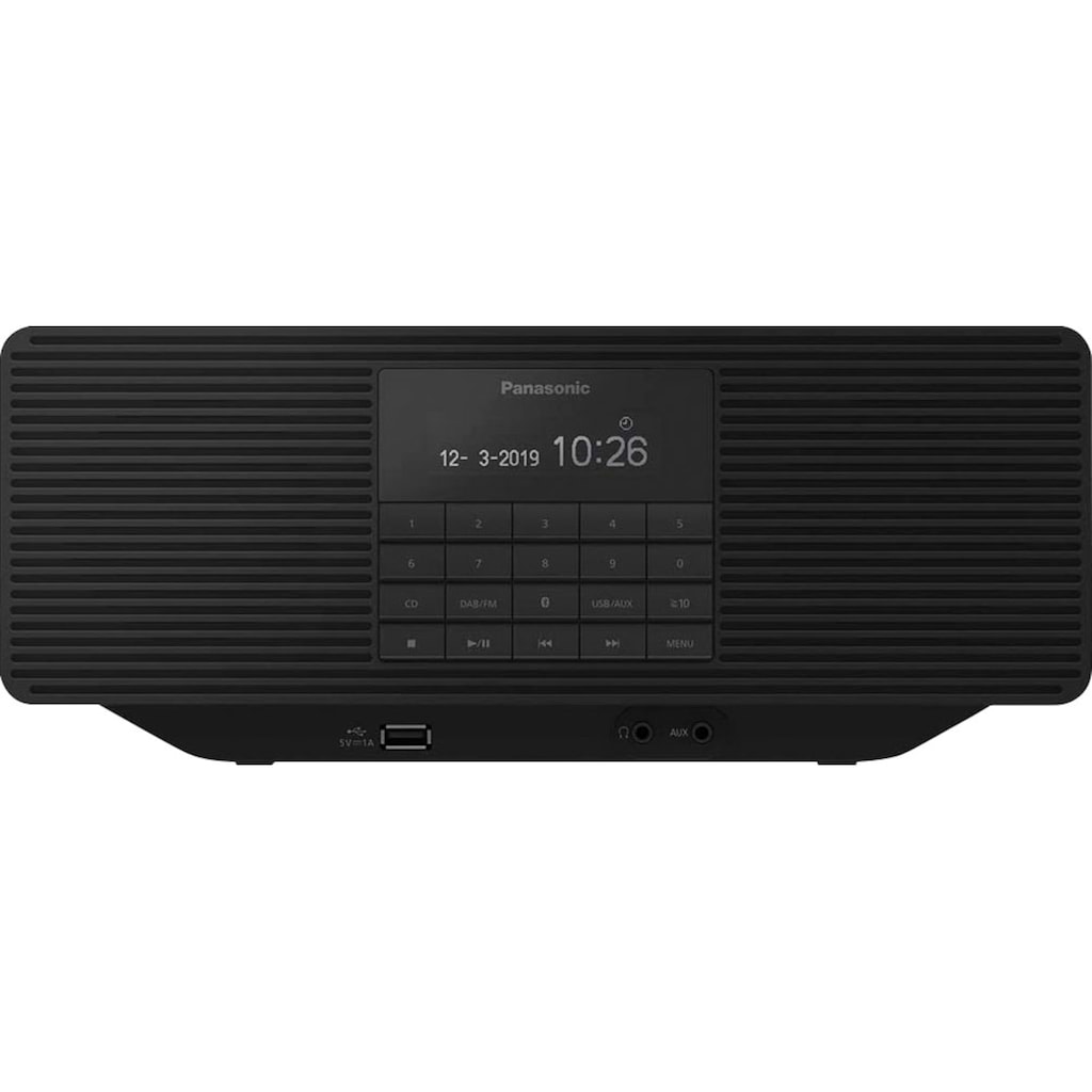 Panasonic Radio »RX-D70BTEG-K«, (Digitalradio (DAB+)-FM-Tuner)