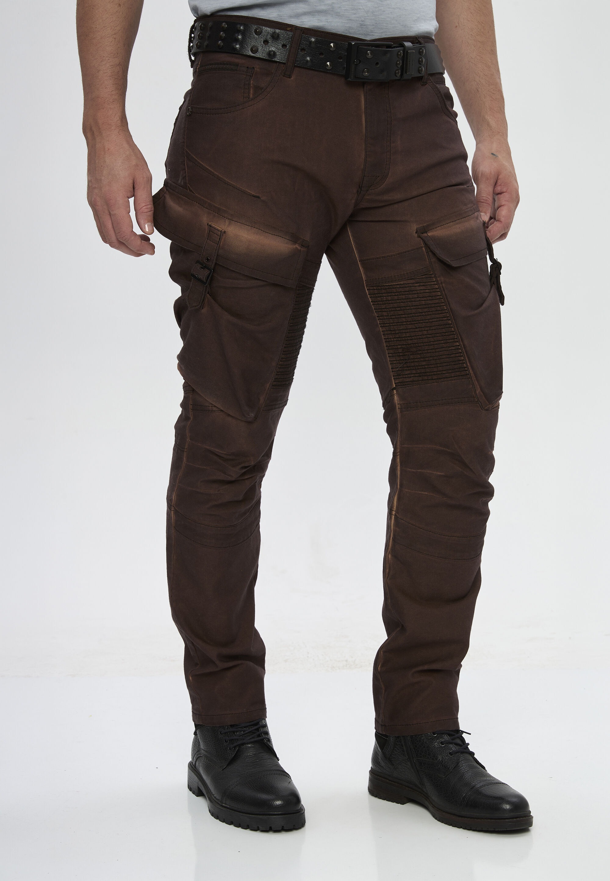 Cipo & Baxx Straight-Jeans »Cipo & Baxx Jeans« im Used Look