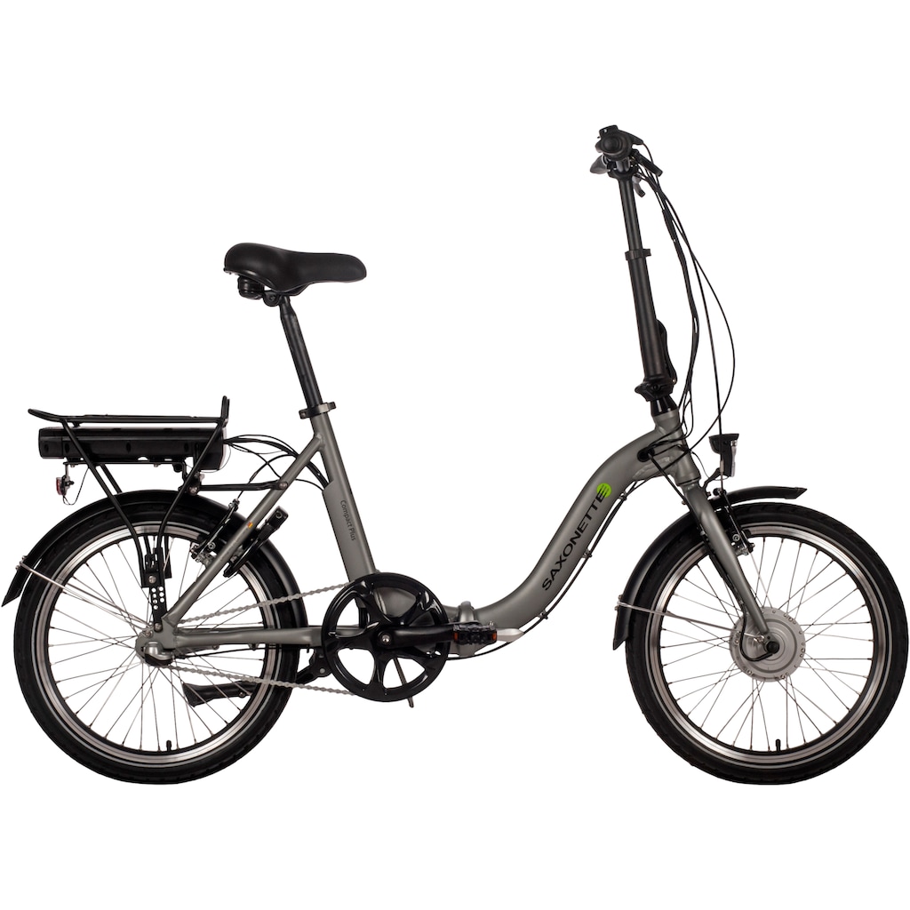 SAXONETTE E-Bike »Compact Plus 2.0«, 3 Gang, Frontmotor 250 W, (mit Akku-Ladegerät)