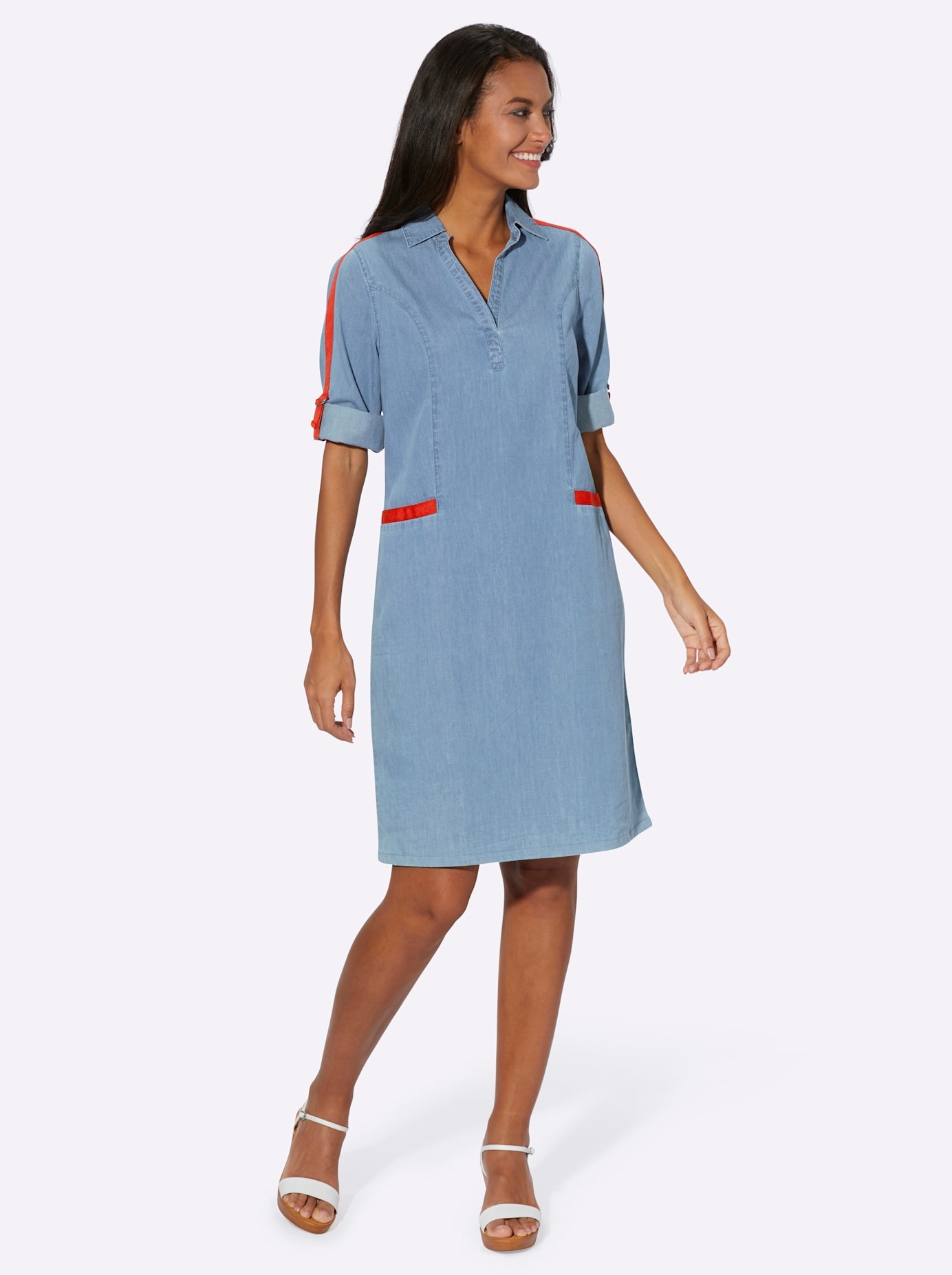 Casual Looks Jeanskleid »Jeans-Kleid«