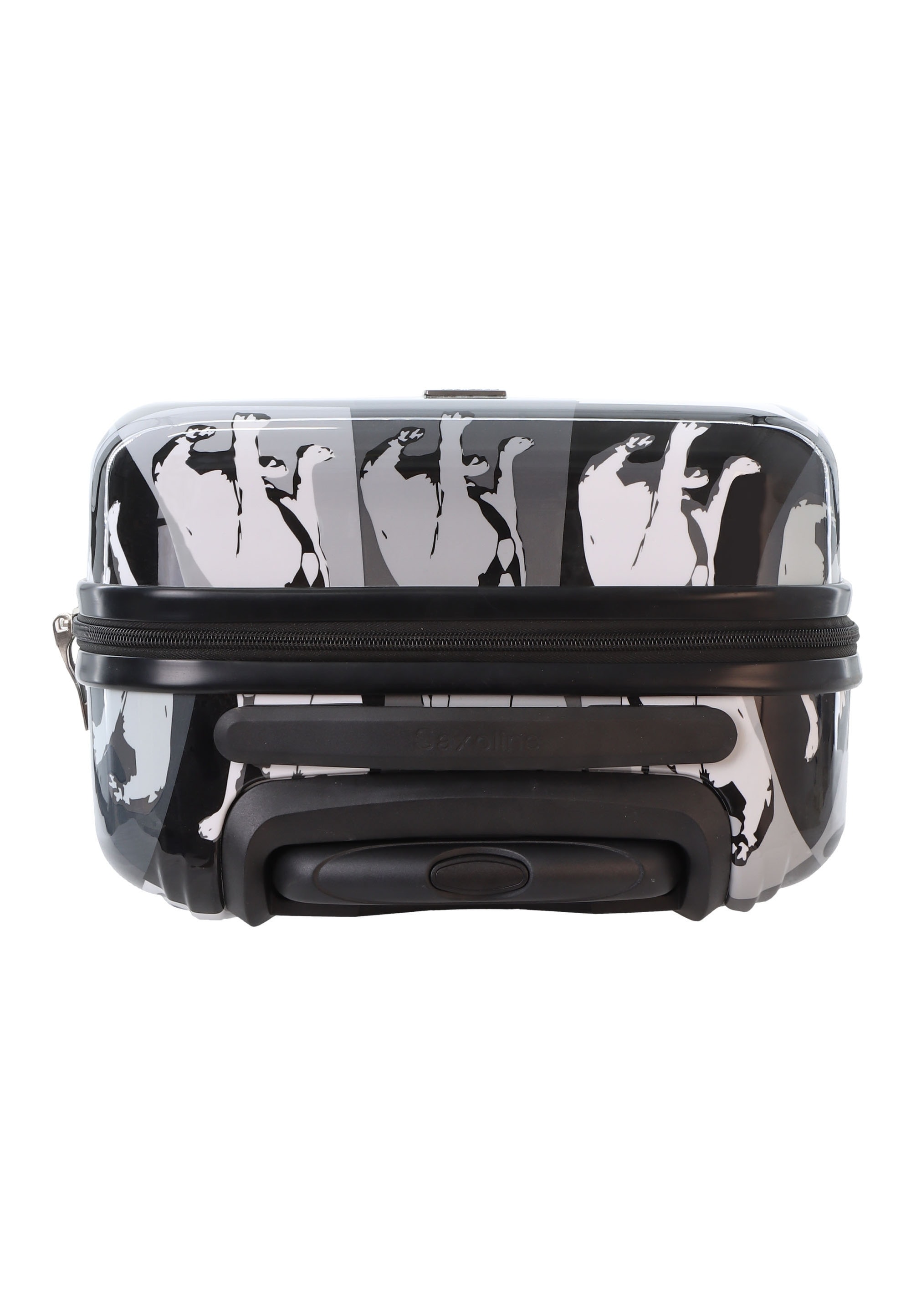 Saxoline® Koffer »Bulldog Monochrome«, aus ABS-Materialien