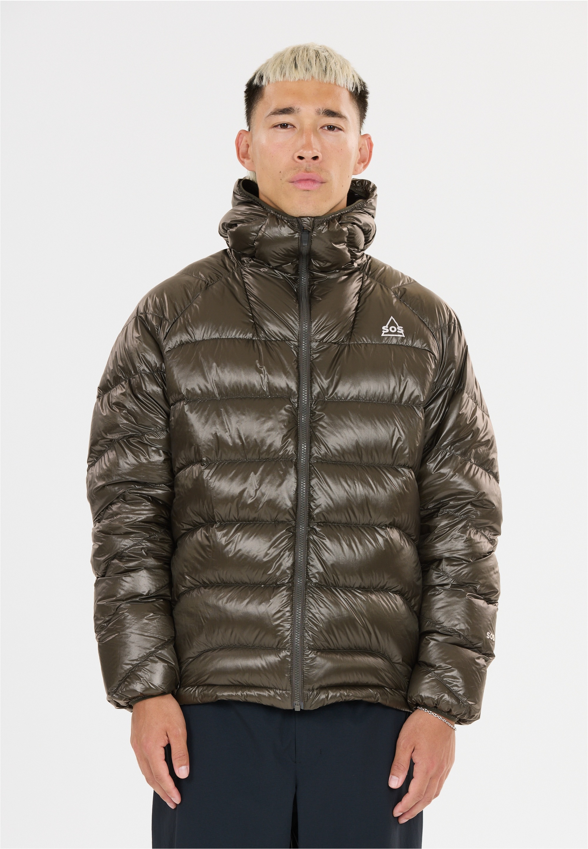 SOS Herren Outdoorjacke "Makalu"braun, Gr. XS, unifarben, 100% Polyamid, Jacken, sorgt für Wärme und ein leichtes Tragegefühl