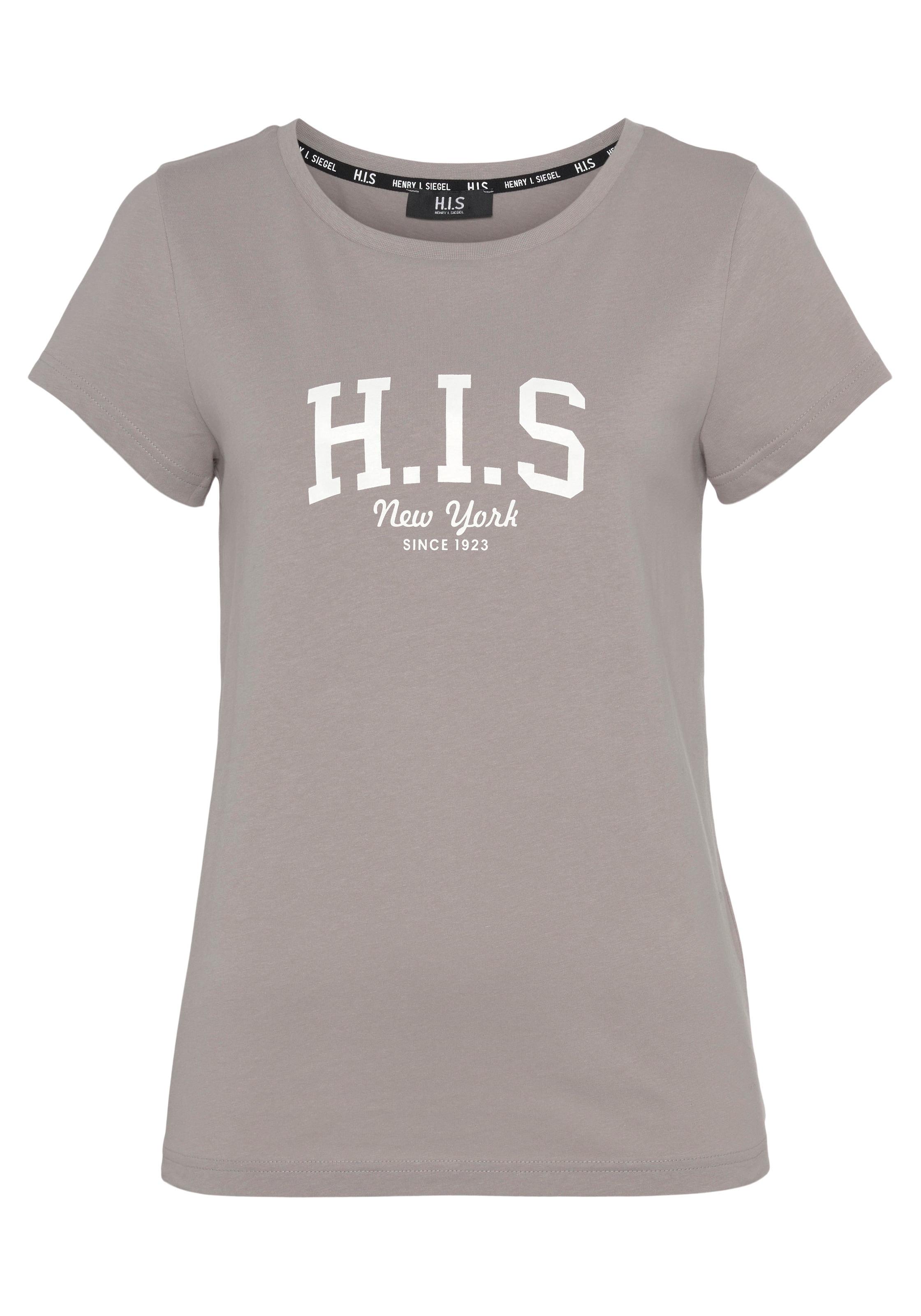 H.I.S T-Shirt, bedruckt, für die Freizeit, aus Baumwolle