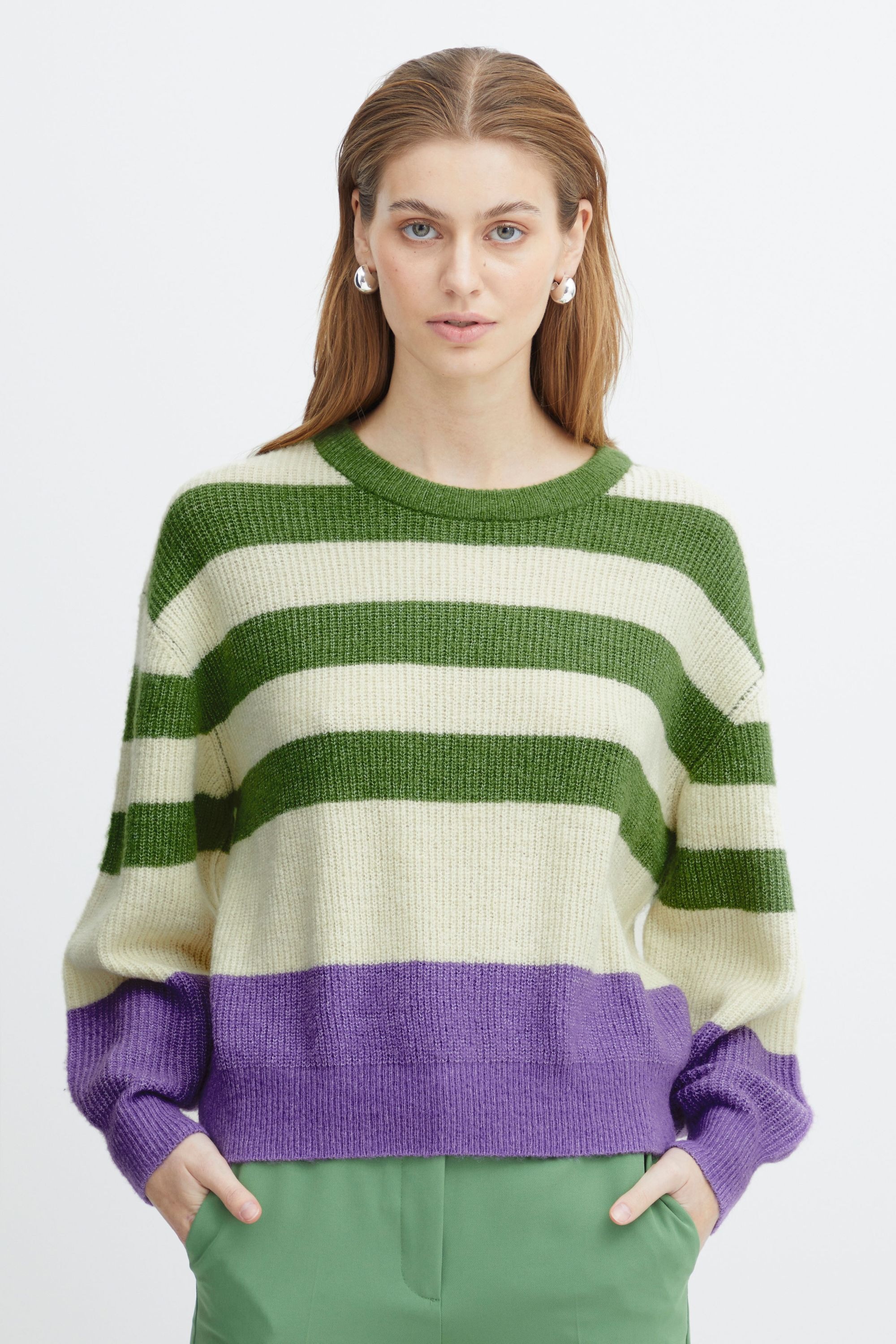 Ichi Strickfleece-Pullover »Strickpullover IHDusty«