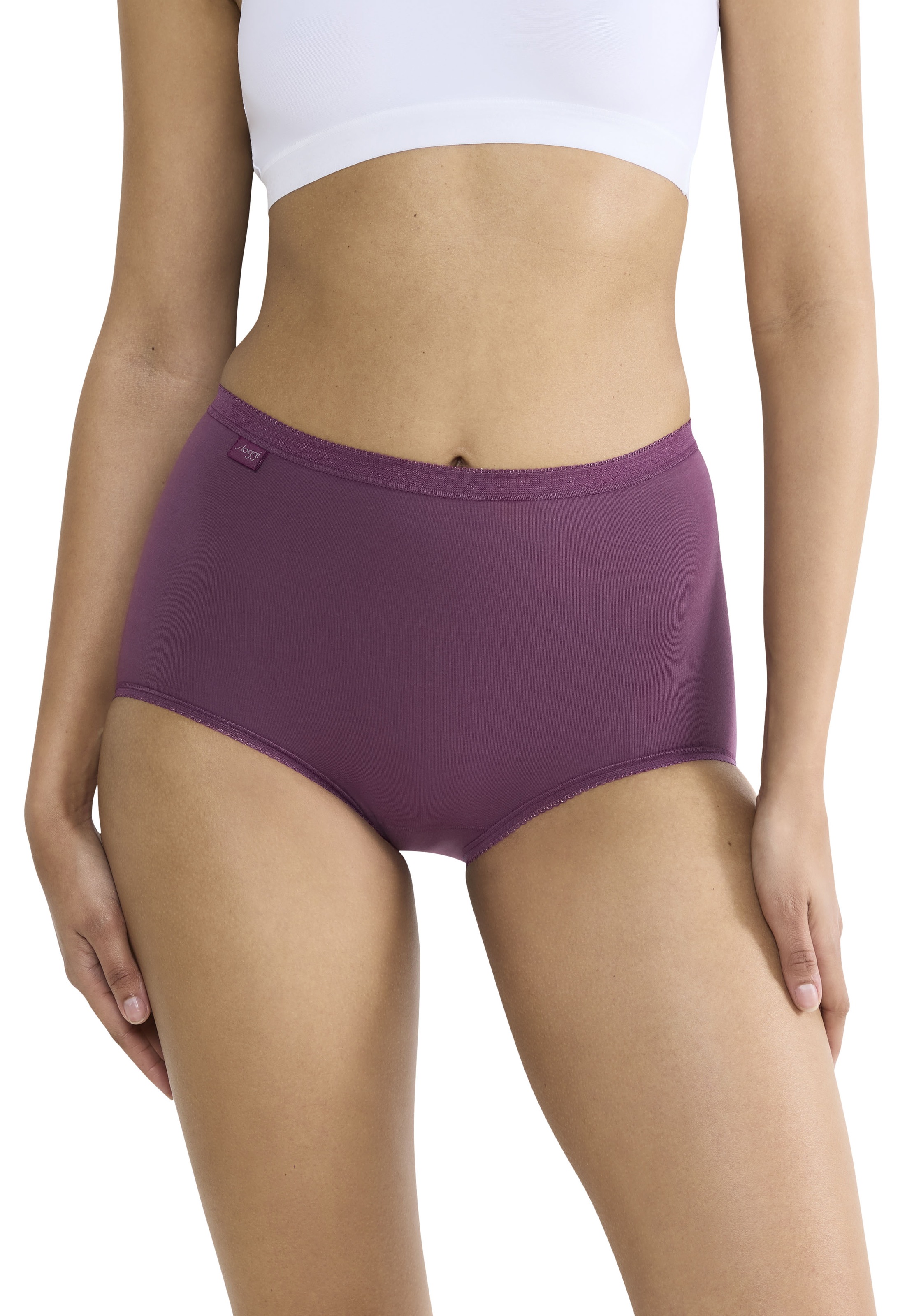 sloggi Maxislip "Basic+", (3er Pack), Baumwollmischung, weiche Nähte, Singl günstig online kaufen