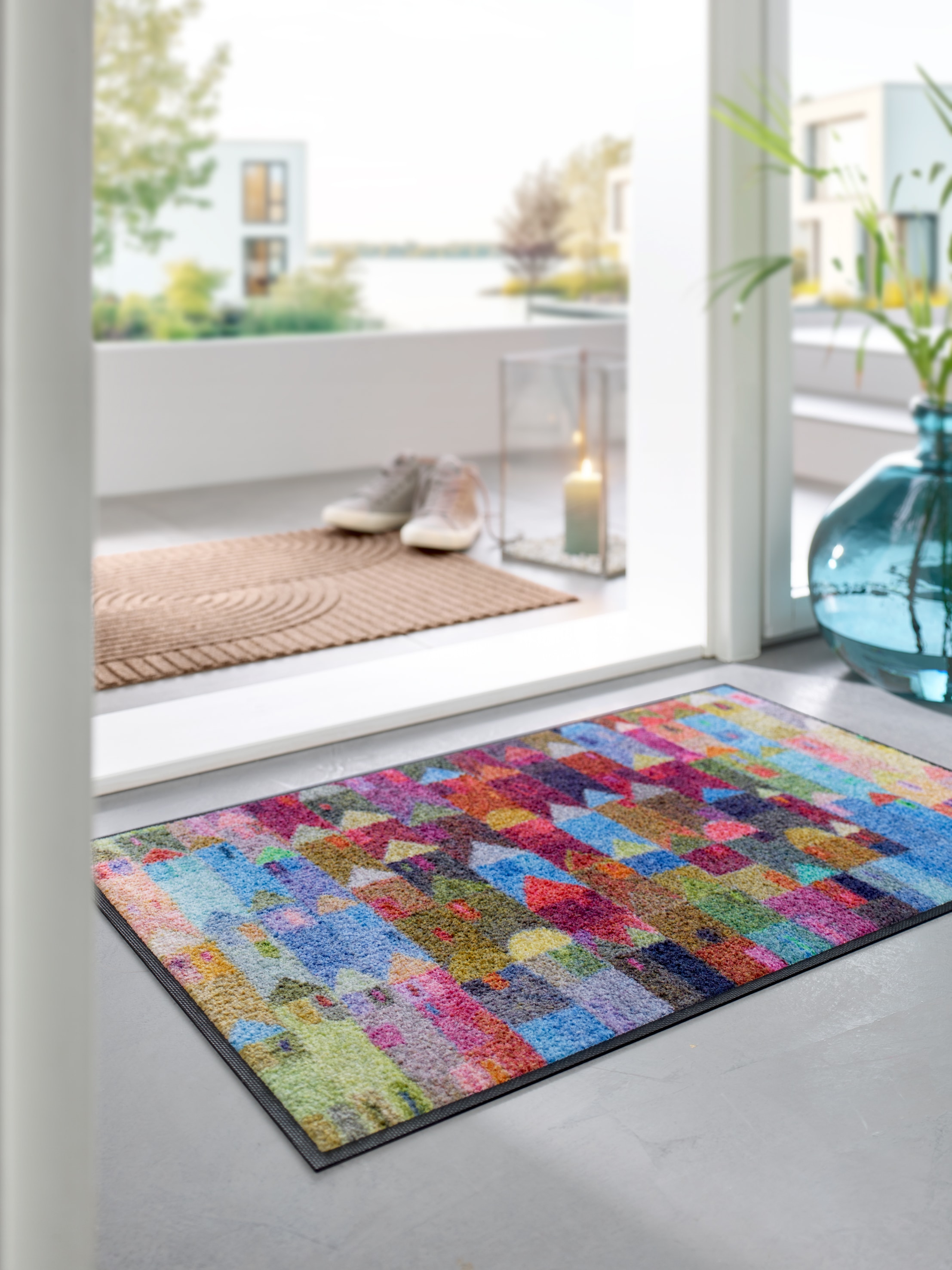 wash+dry by Kleen-Tex Fußmatte »Manhattan« rechteckig 7 mm Höhe