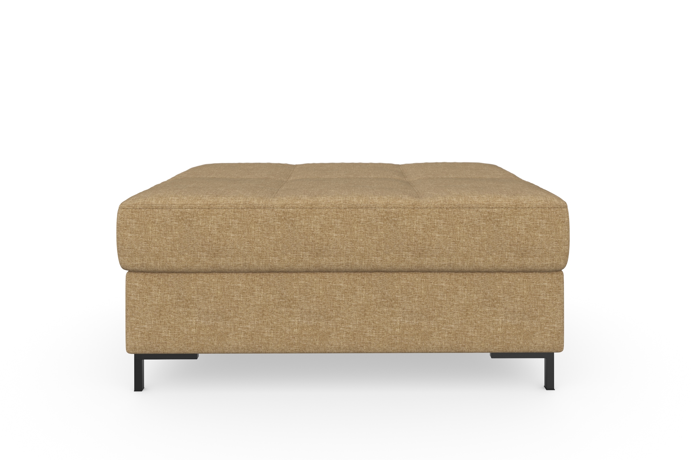 DOMO collection Polsterhocker "Capelo bequem, Federkernunterfederung, B/T 100/70cm" inklusive Federkern