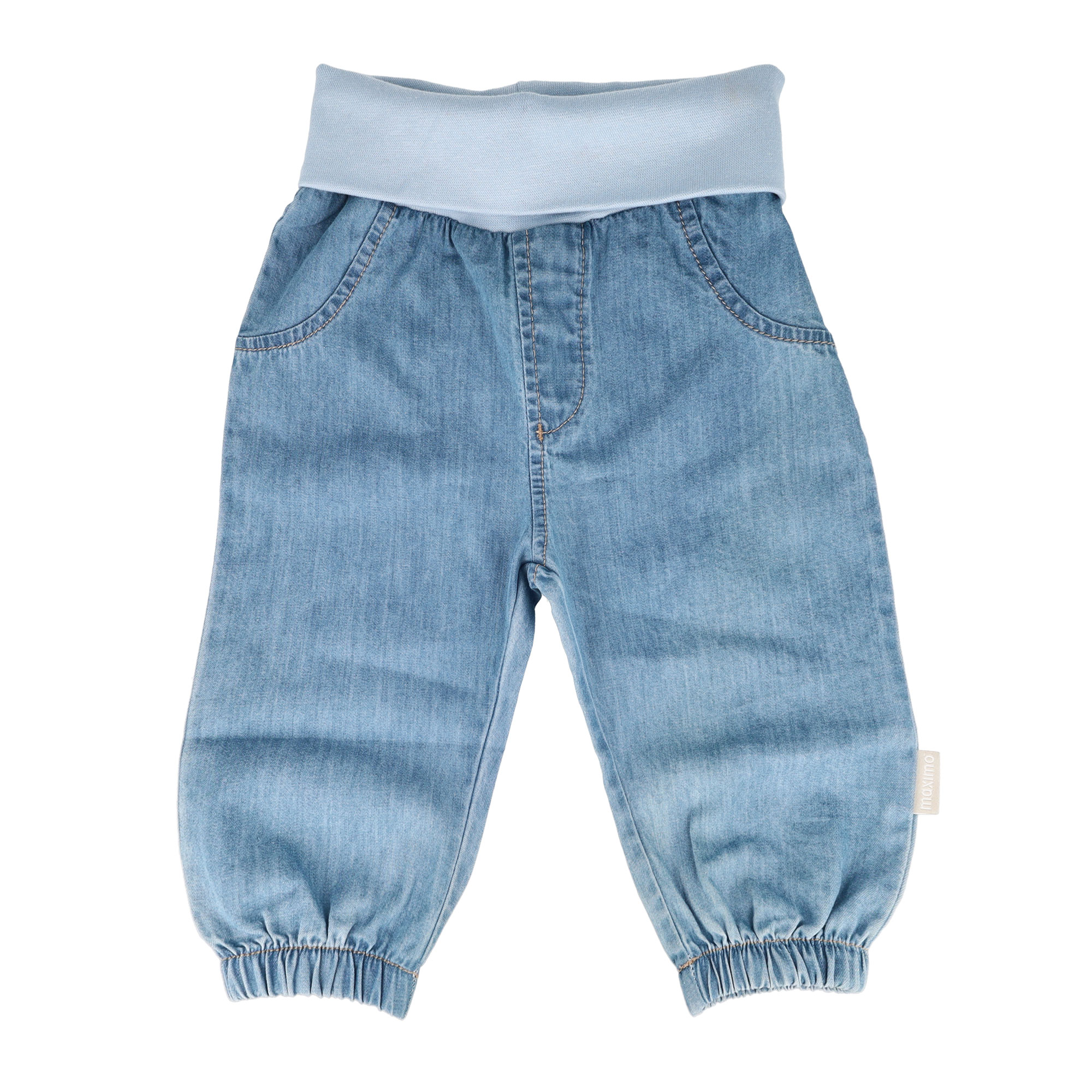 MAXIMO Schlupfhose Denim-Optik, Pumphose, unisex, vielseitiger Sommerstyle