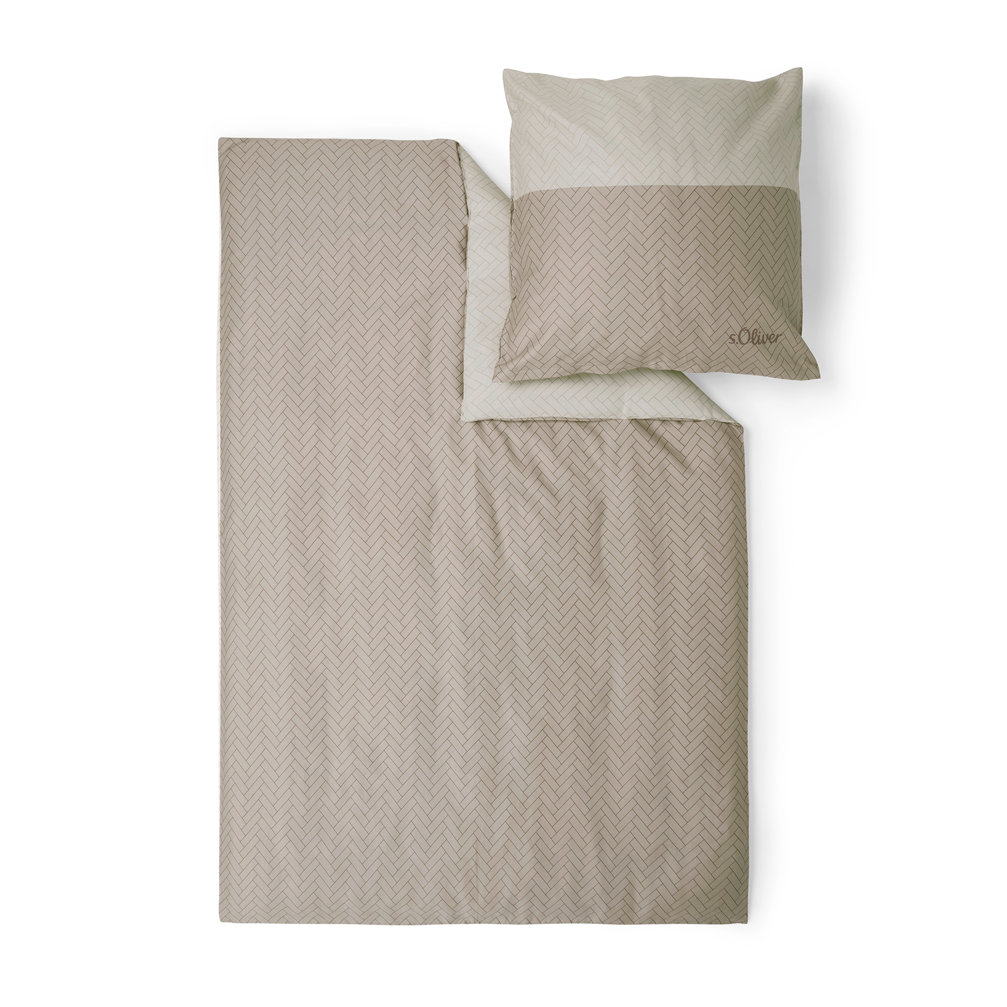 s.Oliver Bettwäsche "Satinbettwäsche s.Oliver" 2 Stk. tlg. im minimalistisc günstig online kaufen