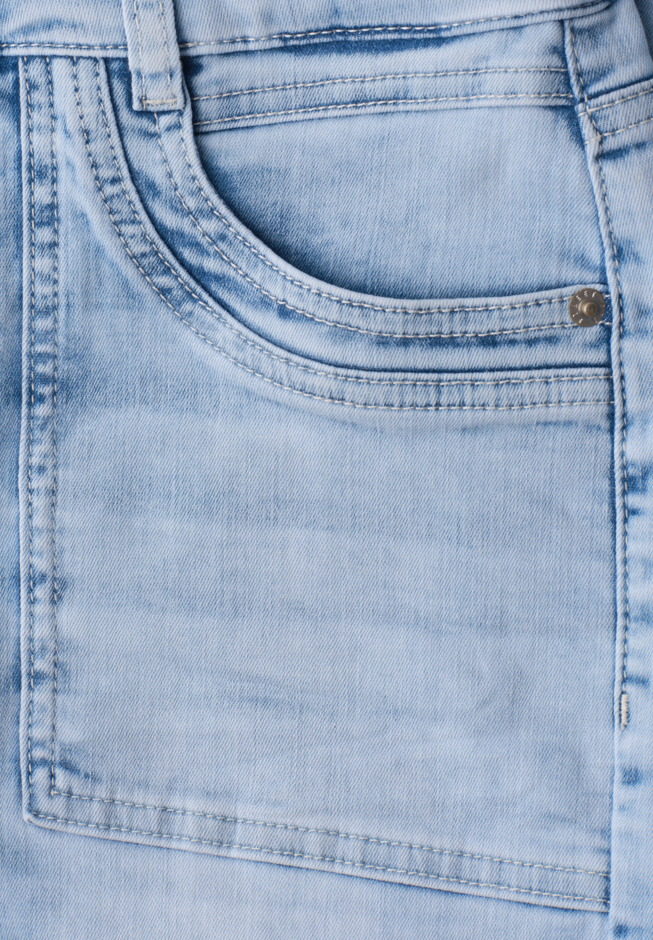 STREET ONE Loose-fit-Jeans mit Wide Legs