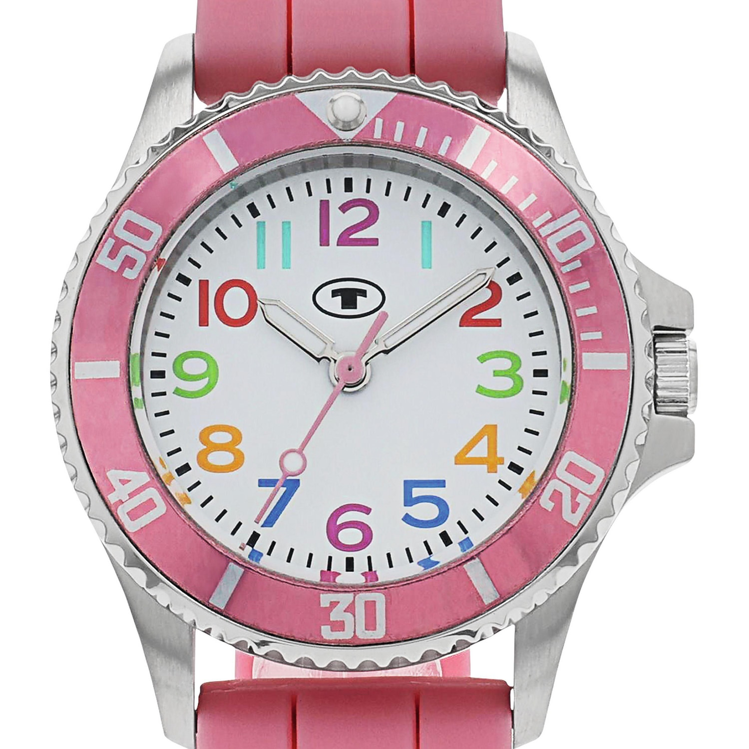 TOM TAILOR Quarzuhr Armbanduhr, Silikonarmband, Kinderuhr, Mädchen, analog