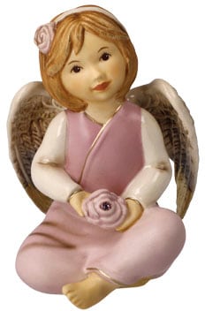 Goebel Engelfigur "Schutzengel Gloria - Engel der Liebe, Weihnachtsdeko, Höhe ca. 10 cm", Sammlerfigur, Weihnachtsfigur,