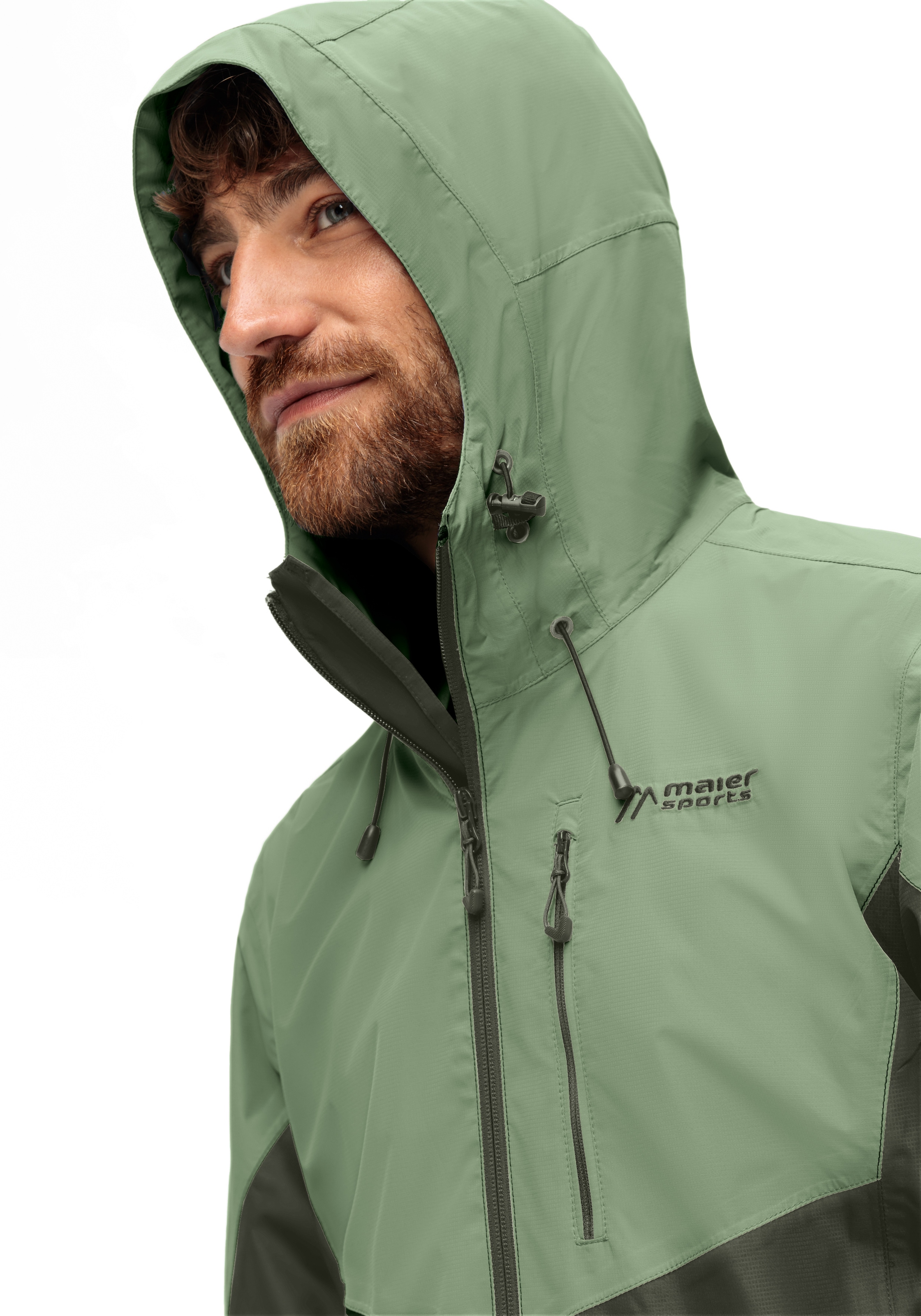 Maier Sports Outdoorjacke »Schlufterkopf M«, Herren Jacke wasserdicht, Funktionsjacke 3 Taschen außen + Innentasche
