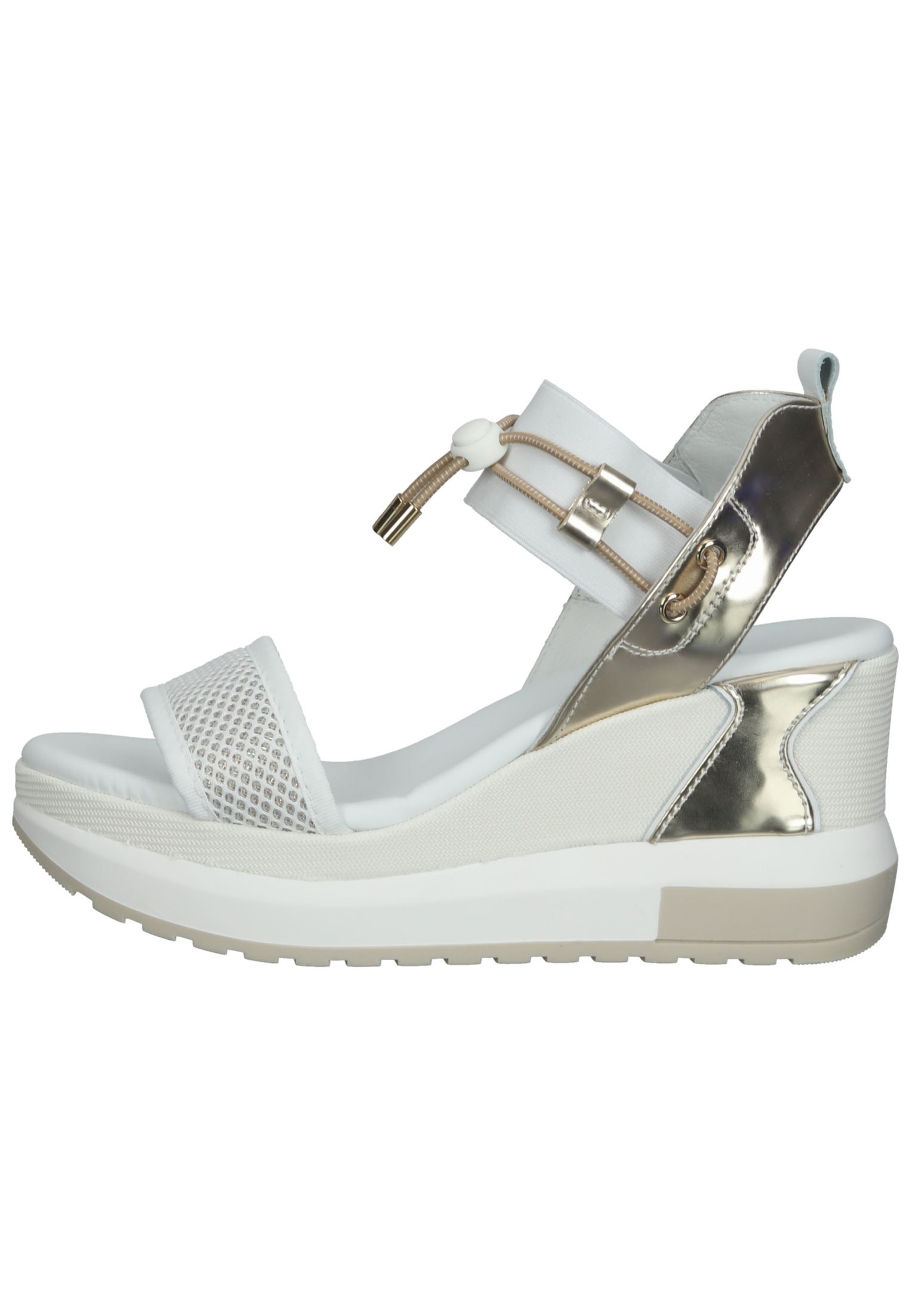 Nero Giardini Keilsandalette »Nero Giardini Sandalen Lederimitat/Textil«