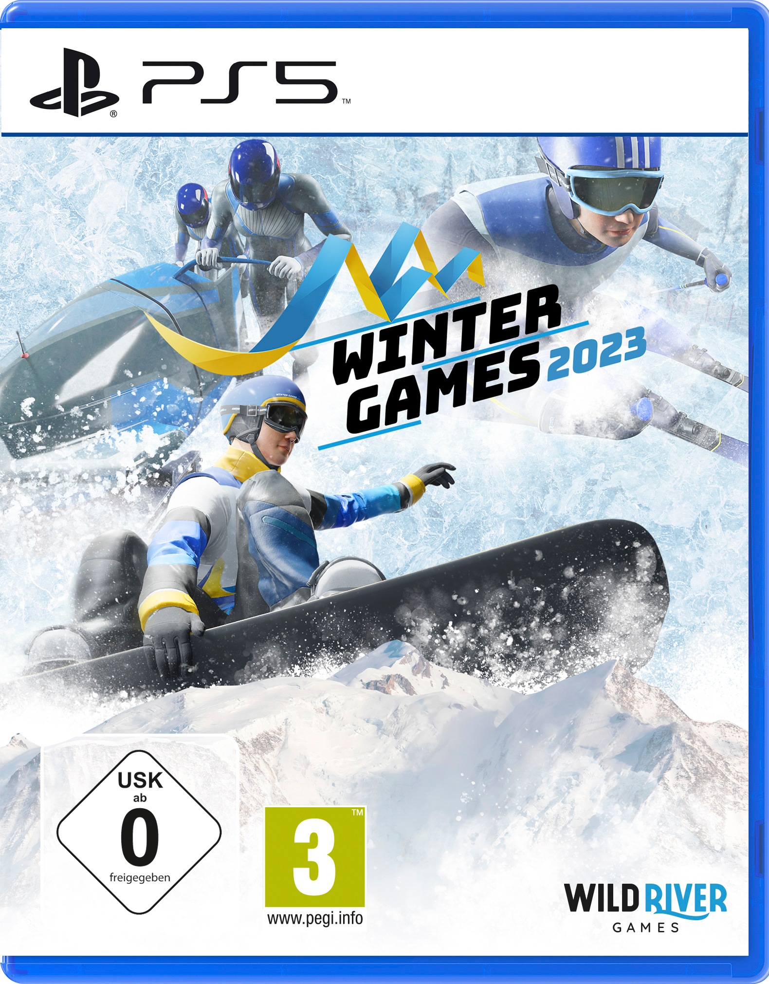 Spielesoftware "Winter Games 2023", PlayStation 5, blau, Spielesoftware