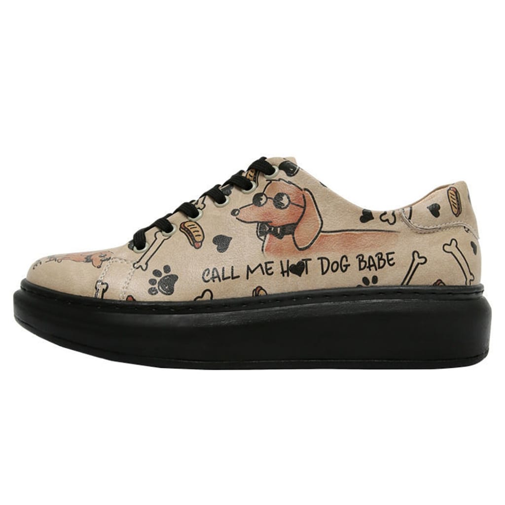 DOGO Plateausneaker »Call me Hotdog«, Vegan