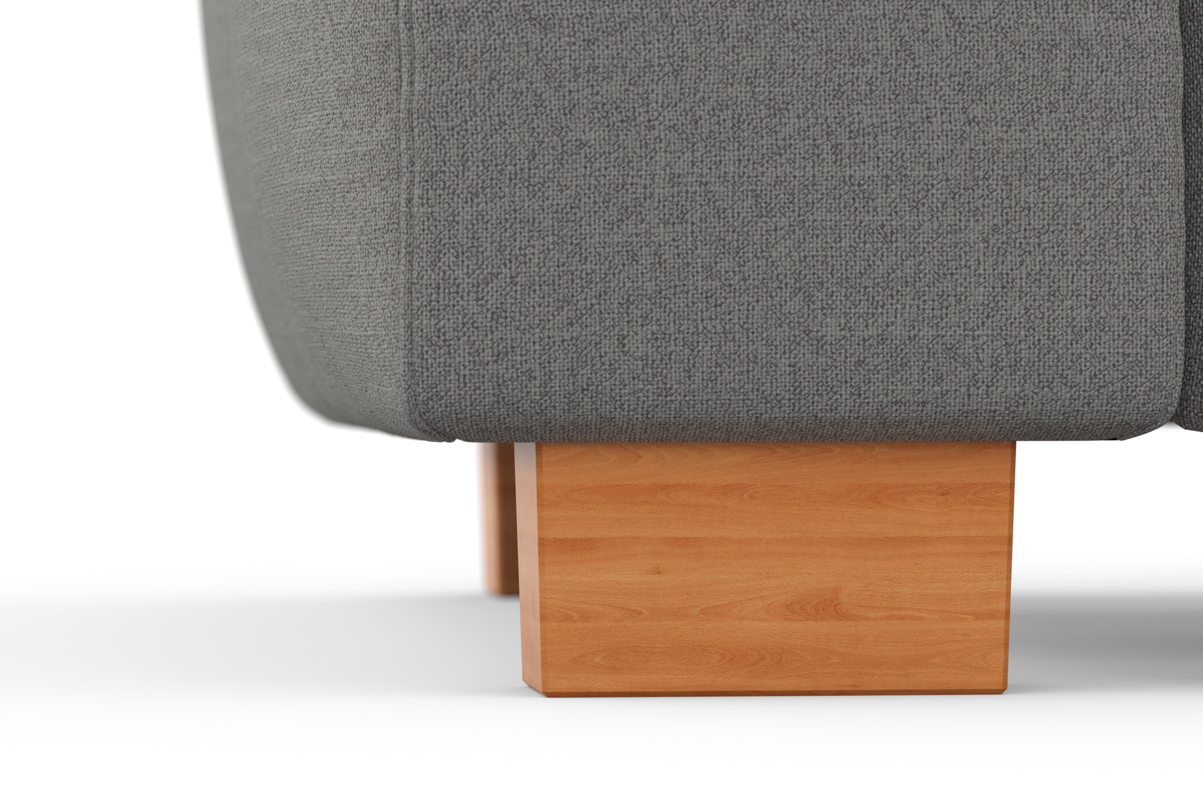 sit&more Ecksofa »Dundee L-Form« mit Federkern und Massivholzfüßen, wahlweise mit Kopfteilverstellung